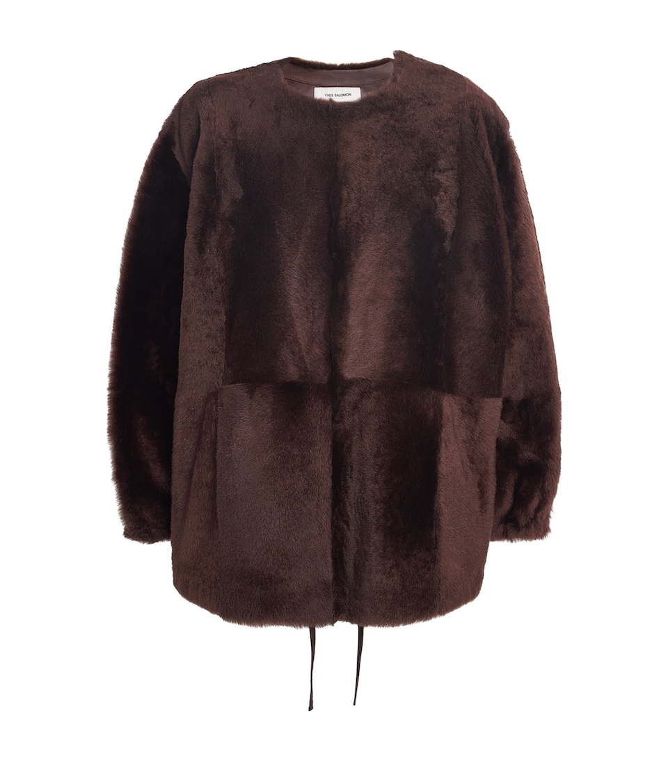 Lacon Lambskin Zip-Up Jacket
