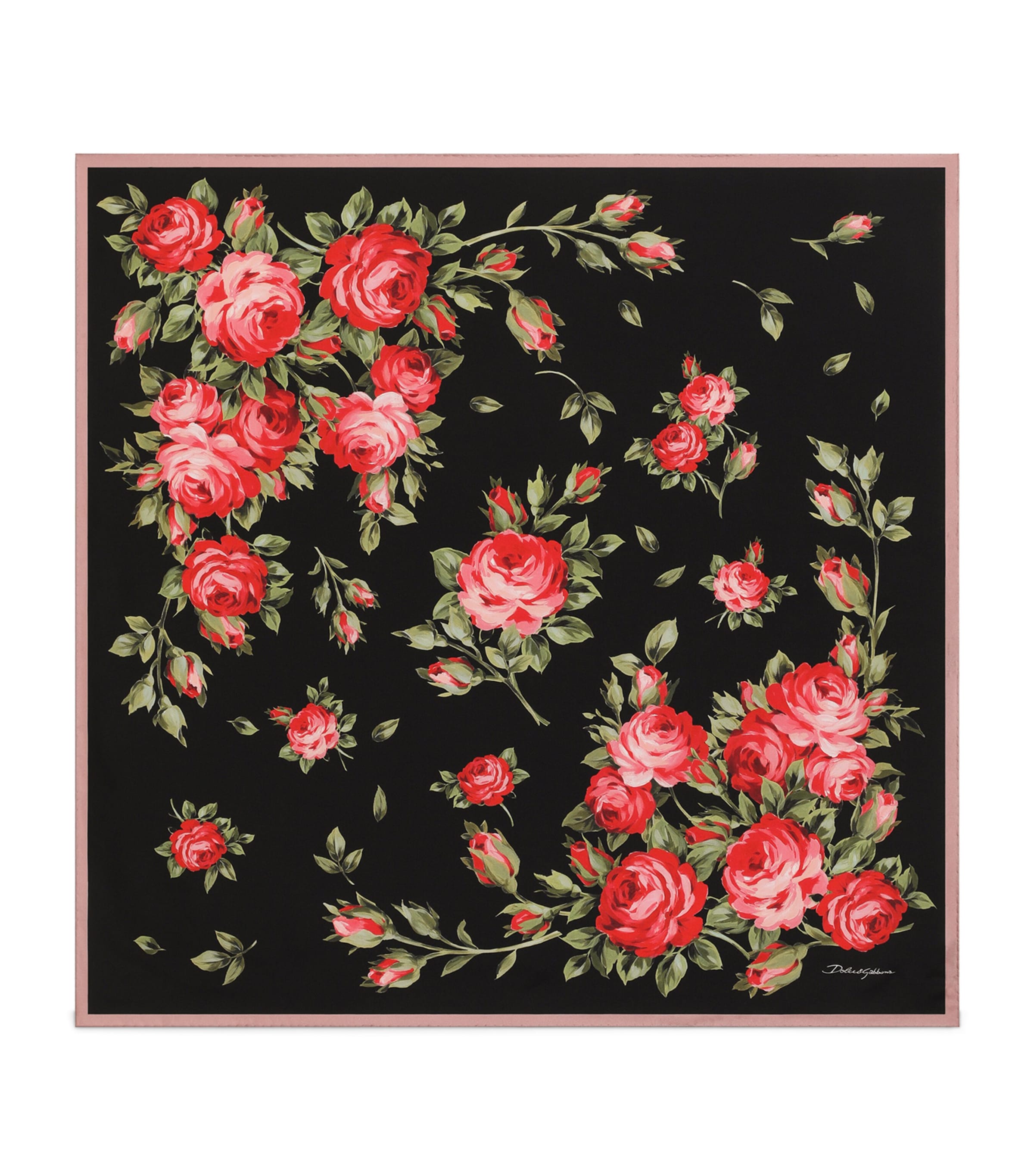 Silk Floral Scarf