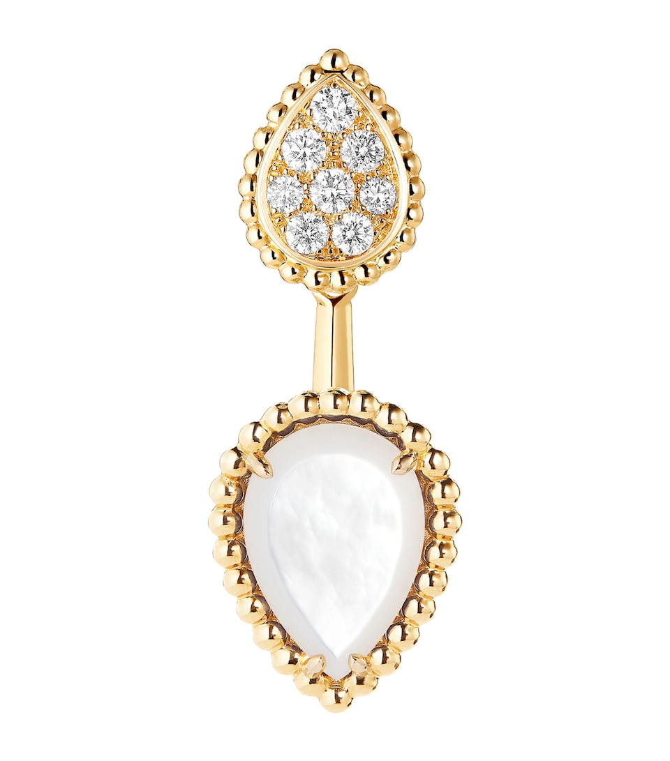 Yellow Gold Serpent Bohème Stud Earring