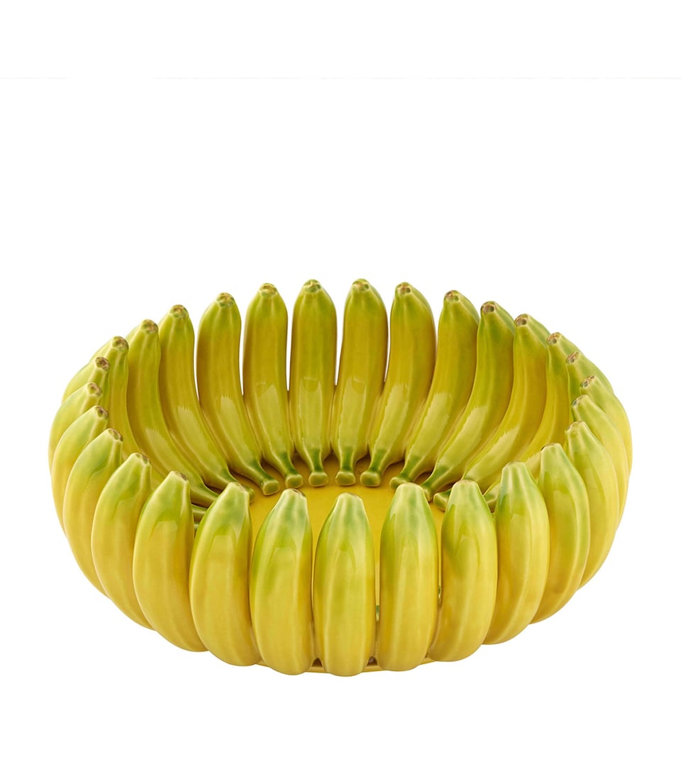 Bordallo Pinheiro Banana Centrepiece Bowl (38cm) Yellow