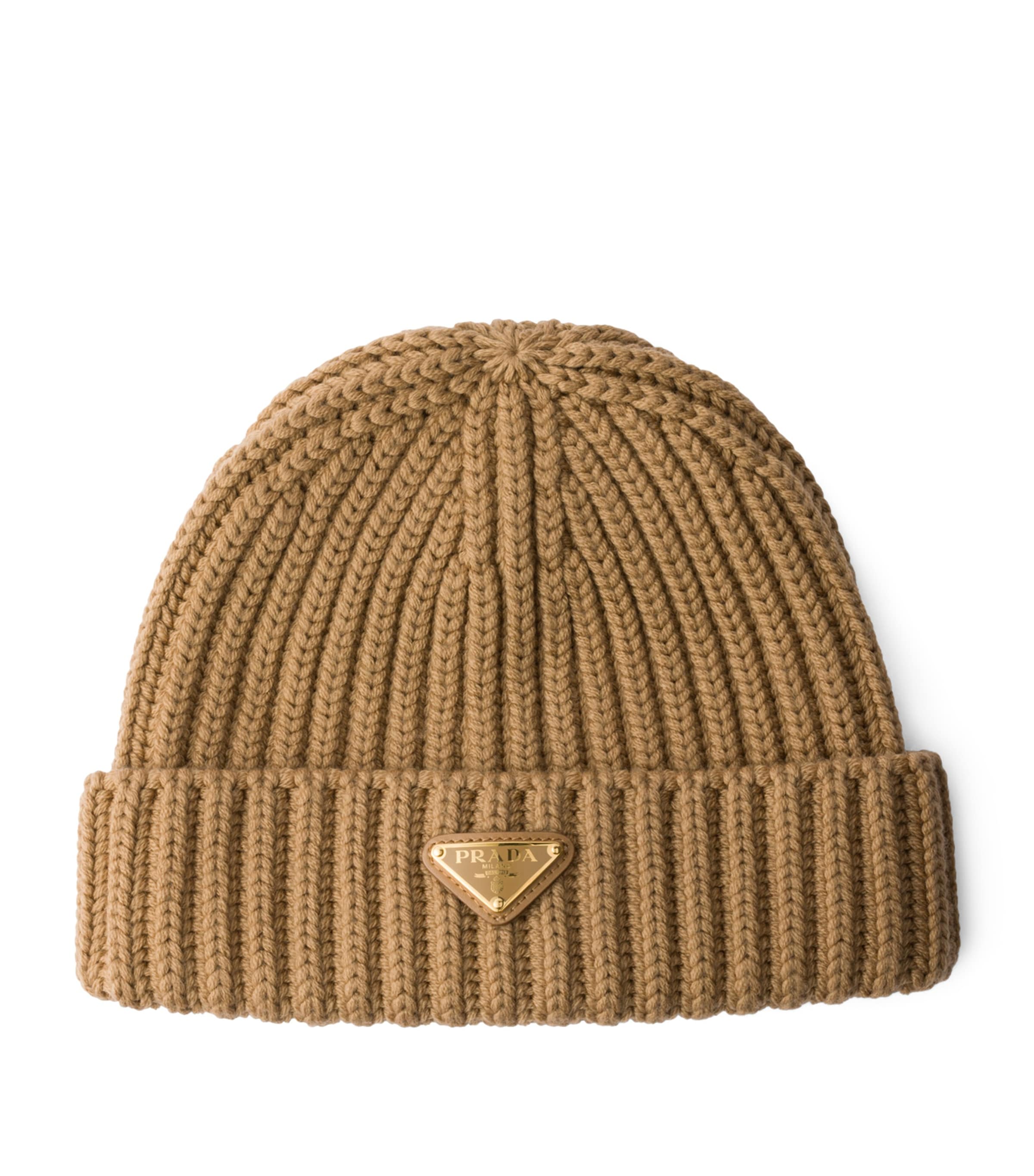 Prada Wool Triangle Beanie