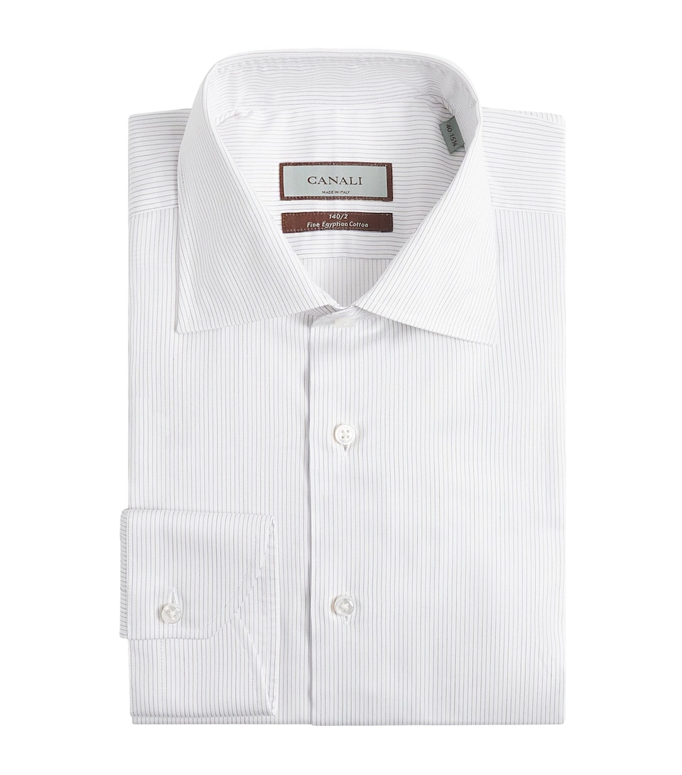Egyptian Cotton Stripe Slim-Fit Shirt