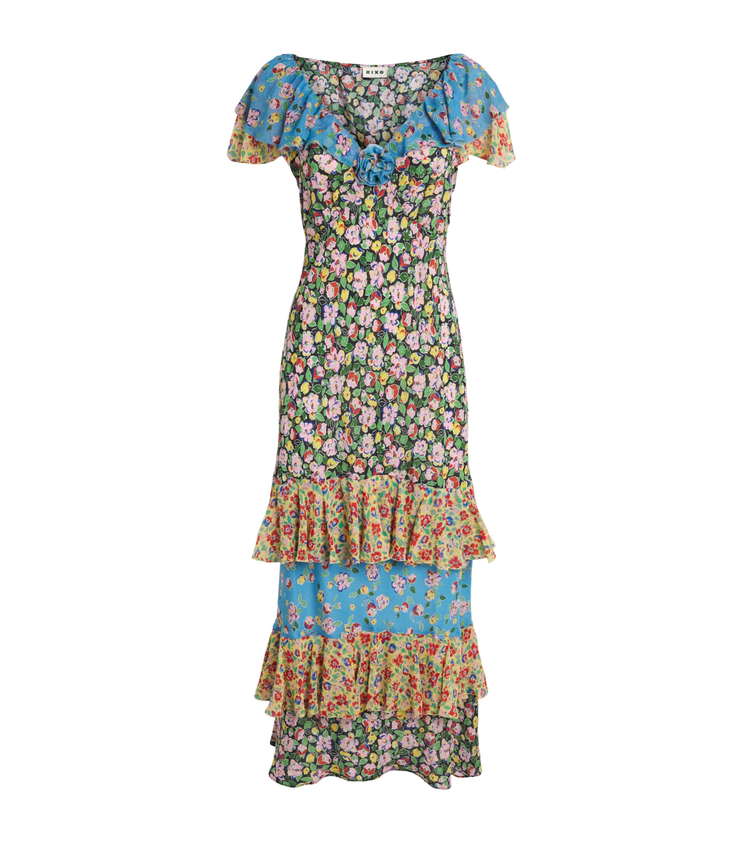 Silk Benoite Midi Dress