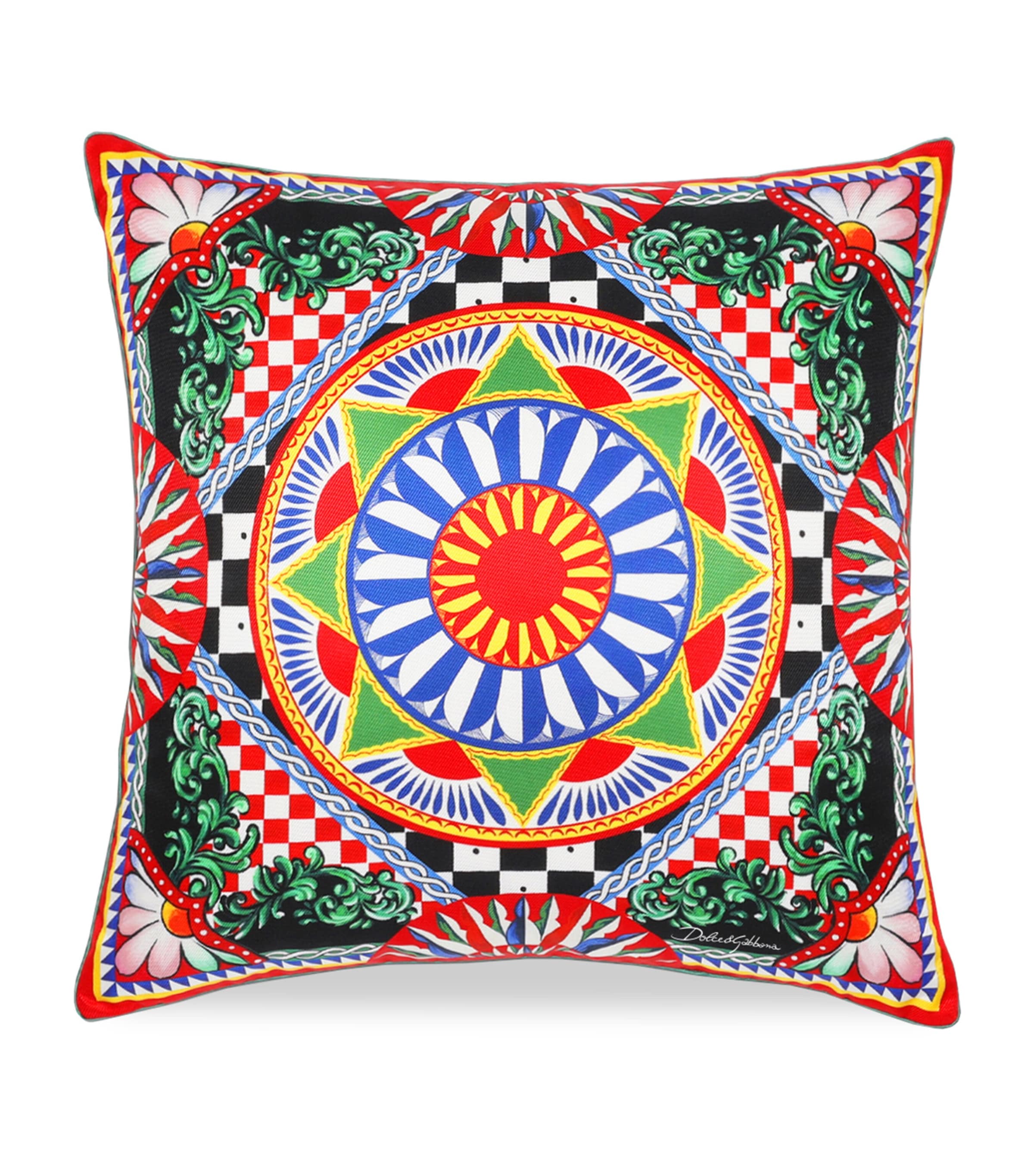 Silk Carretto Square Cushion (45cm x 45cm)