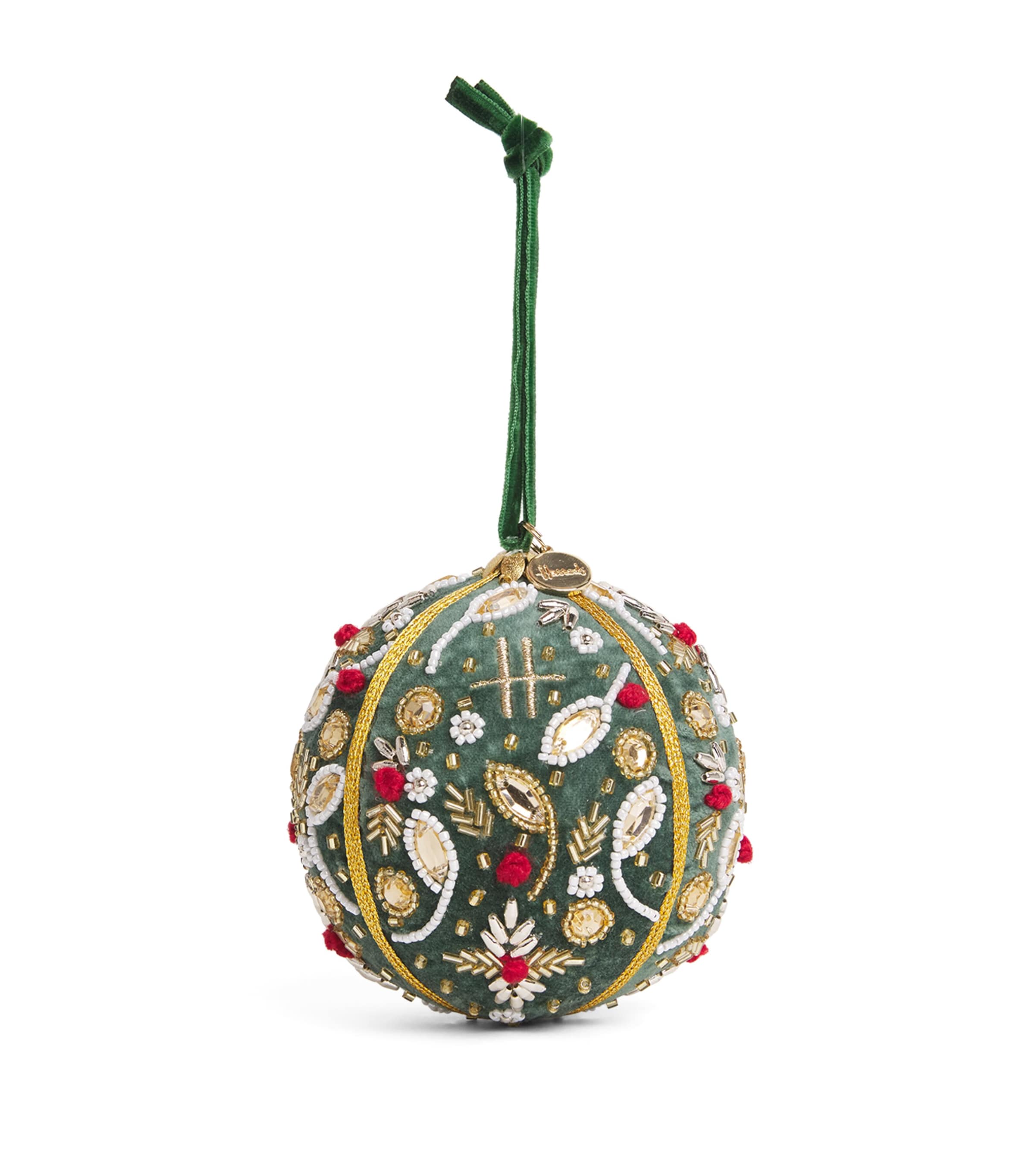 Harrods Embellished First Snow Bauble
