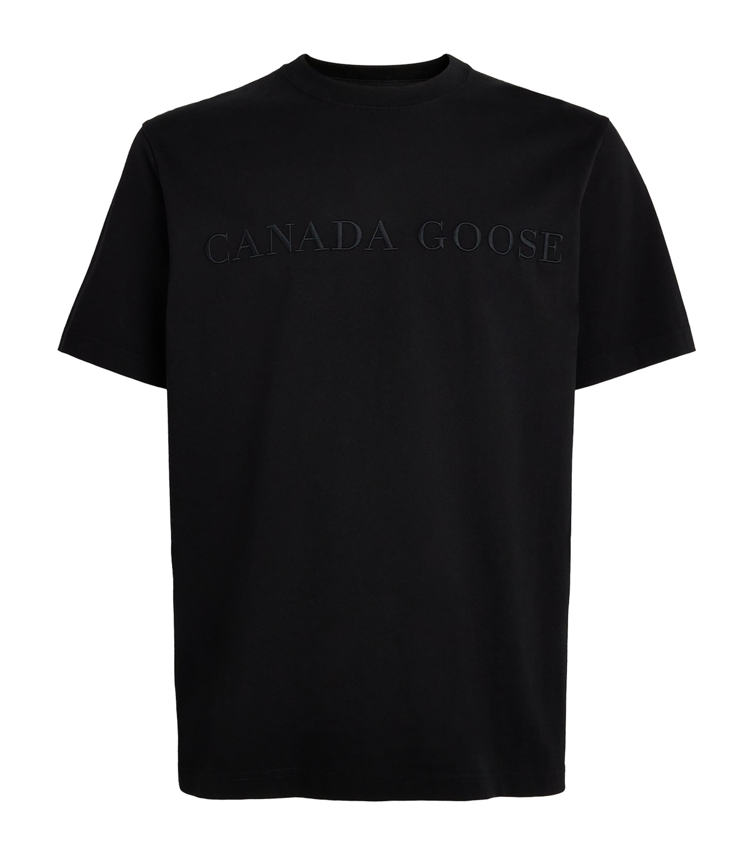 Canada Goose Mens Organic Cotton Vantage T-Shirt Black