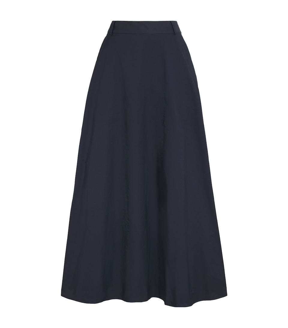 Max Mara Womens A-Line Maxi Skirt Ultramarine