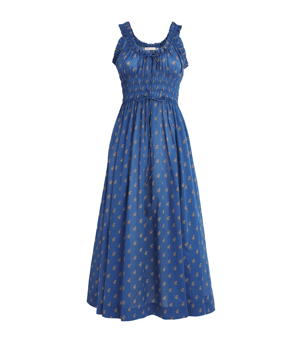 DÔEN Womens Cotton Paisley Emmaretta Maxi Dress Eartha Paisley