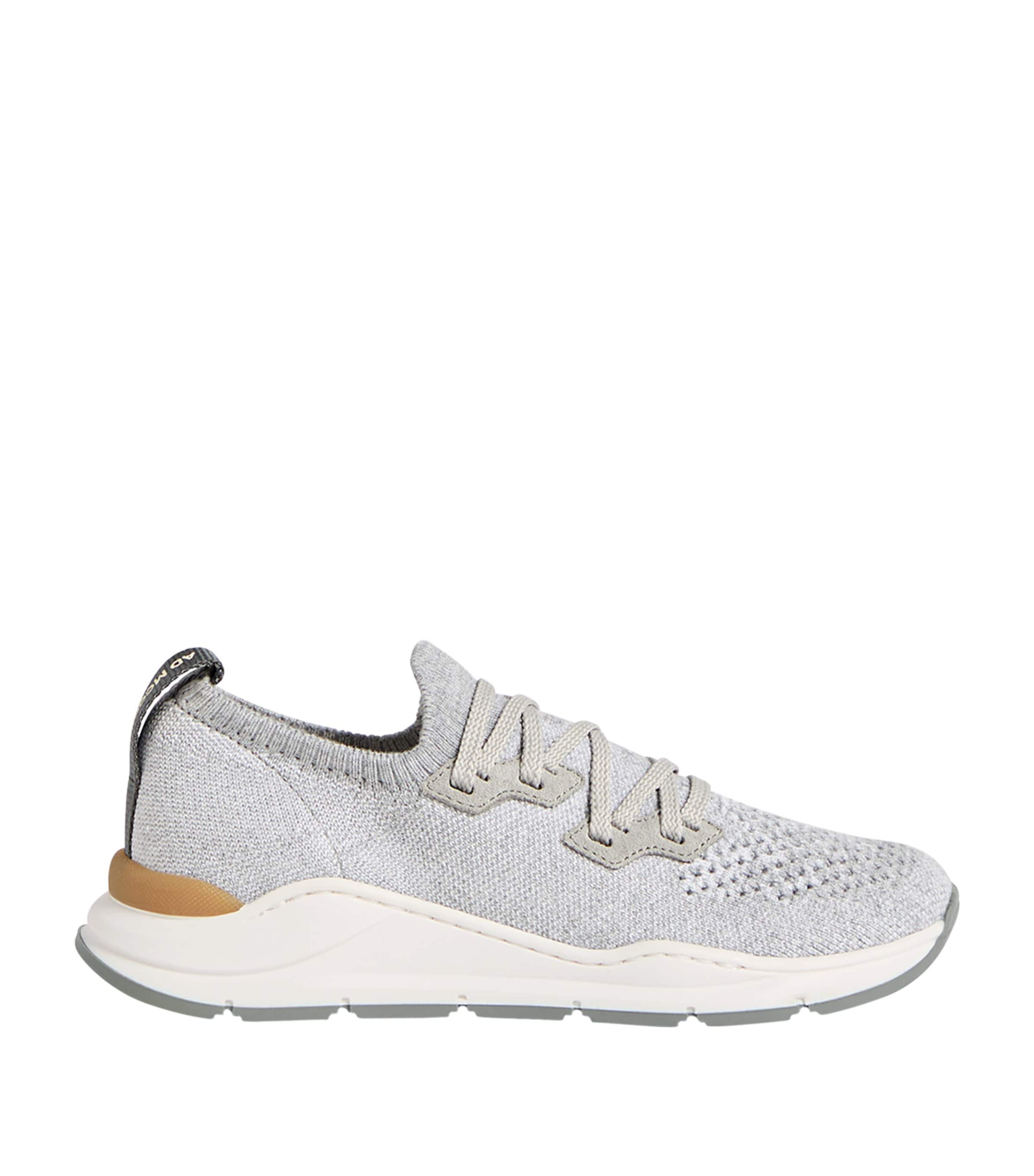Brunello Cucinelli Kids Knitted Lace-Up Sneakers