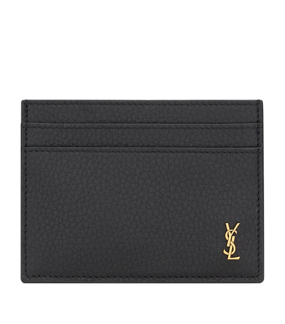 Leather Monogram Card Holder