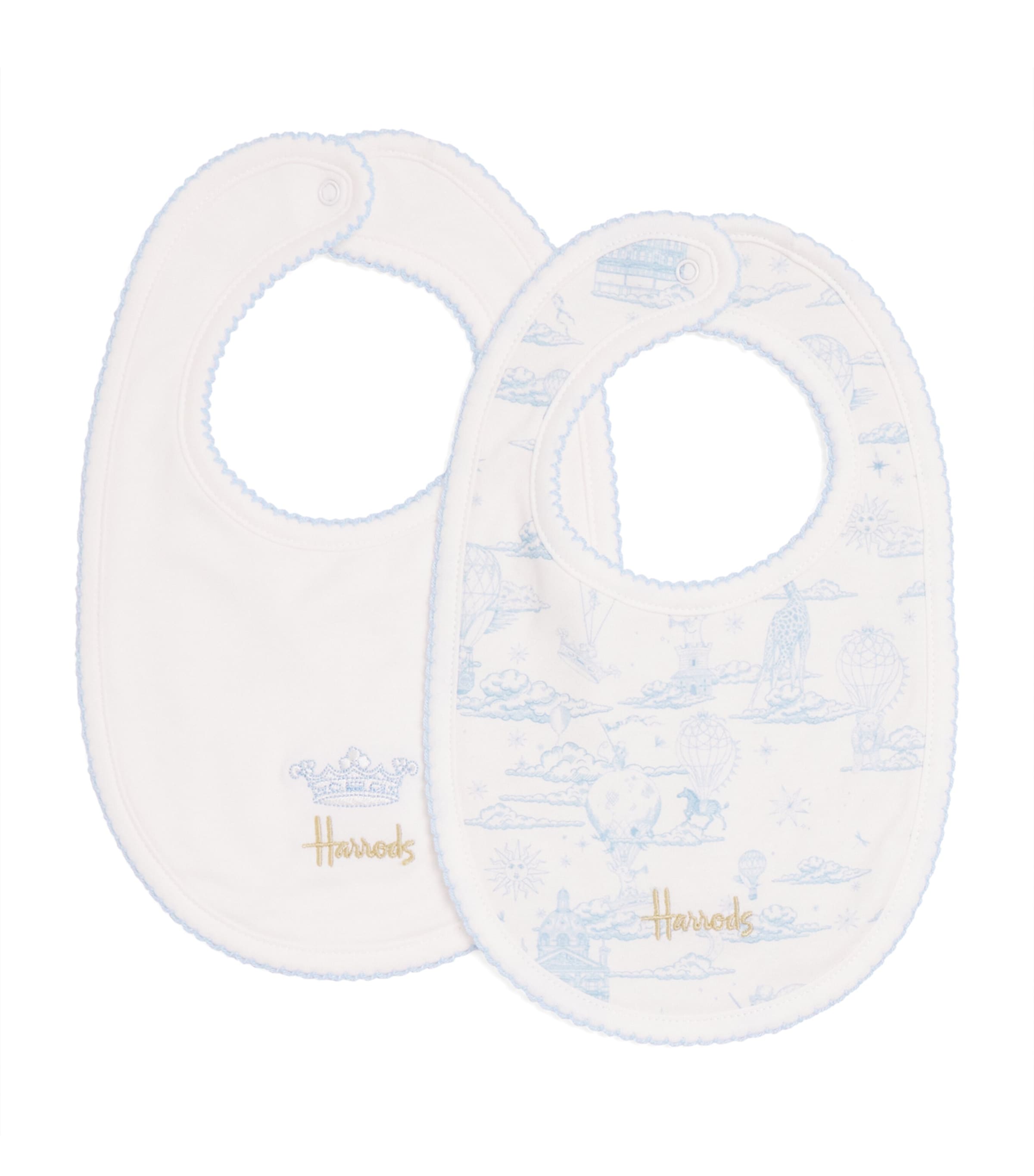 Cotton Balloon Bib (Set of 2)