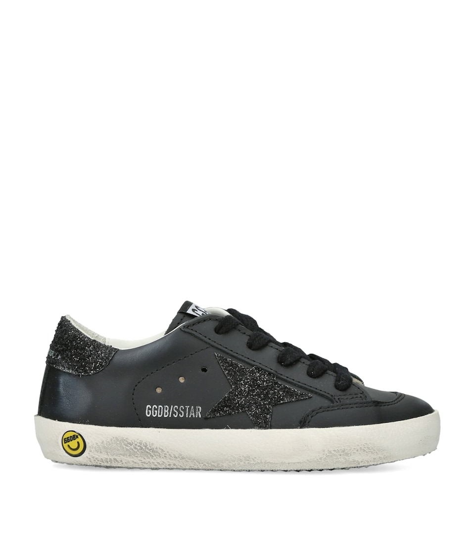 Golden Goose Leather Super-Star Sneakers Black