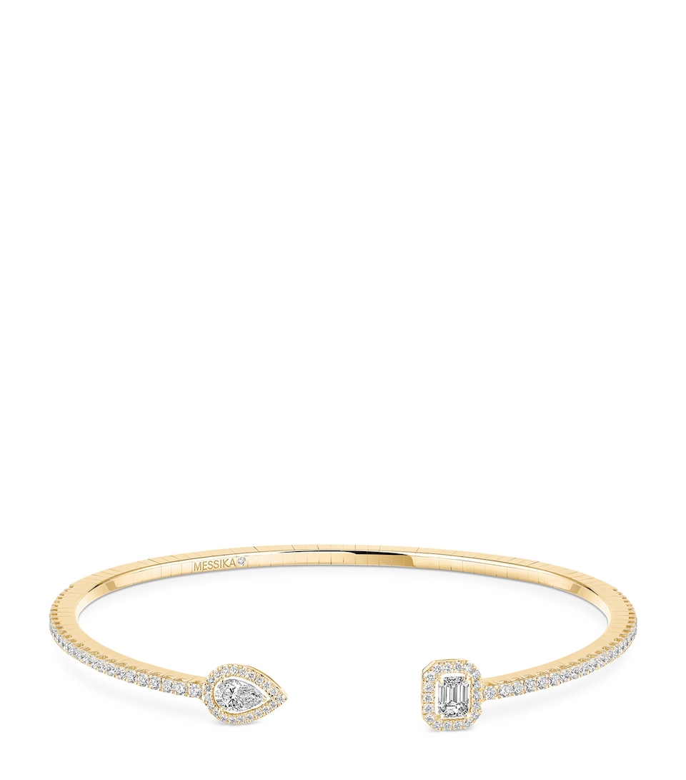 Messika My Twin Yellow Gold and Diamond Bangle (0.80ct) Yellow Gold