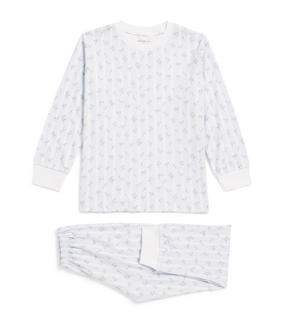 Pima Cotton Ribbon Bouquets Pyjama Set (2-6 Years)