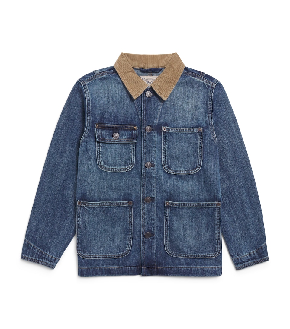 Ralph Lauren Kids Barn Denim Jacket (7-14 Years) Pomo Wash