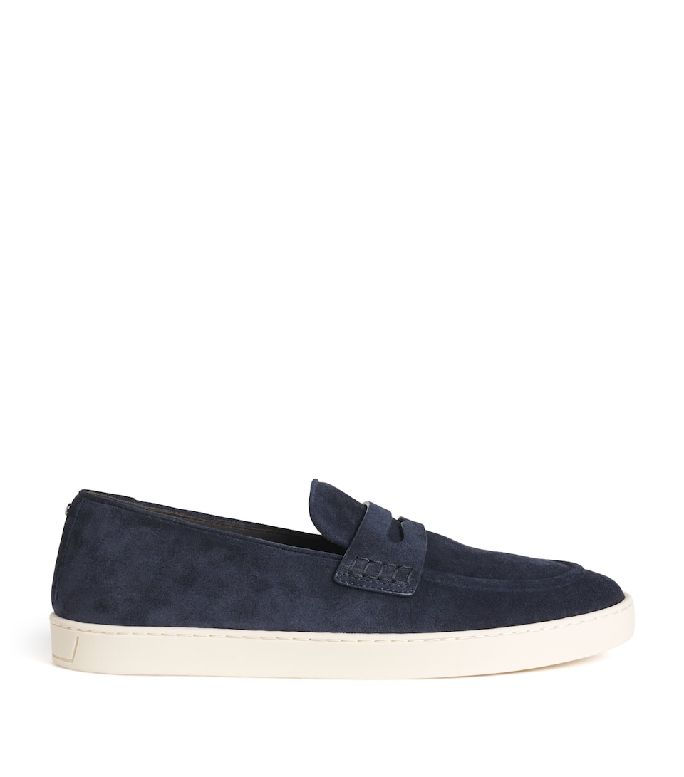 Suede Flatform Loafers