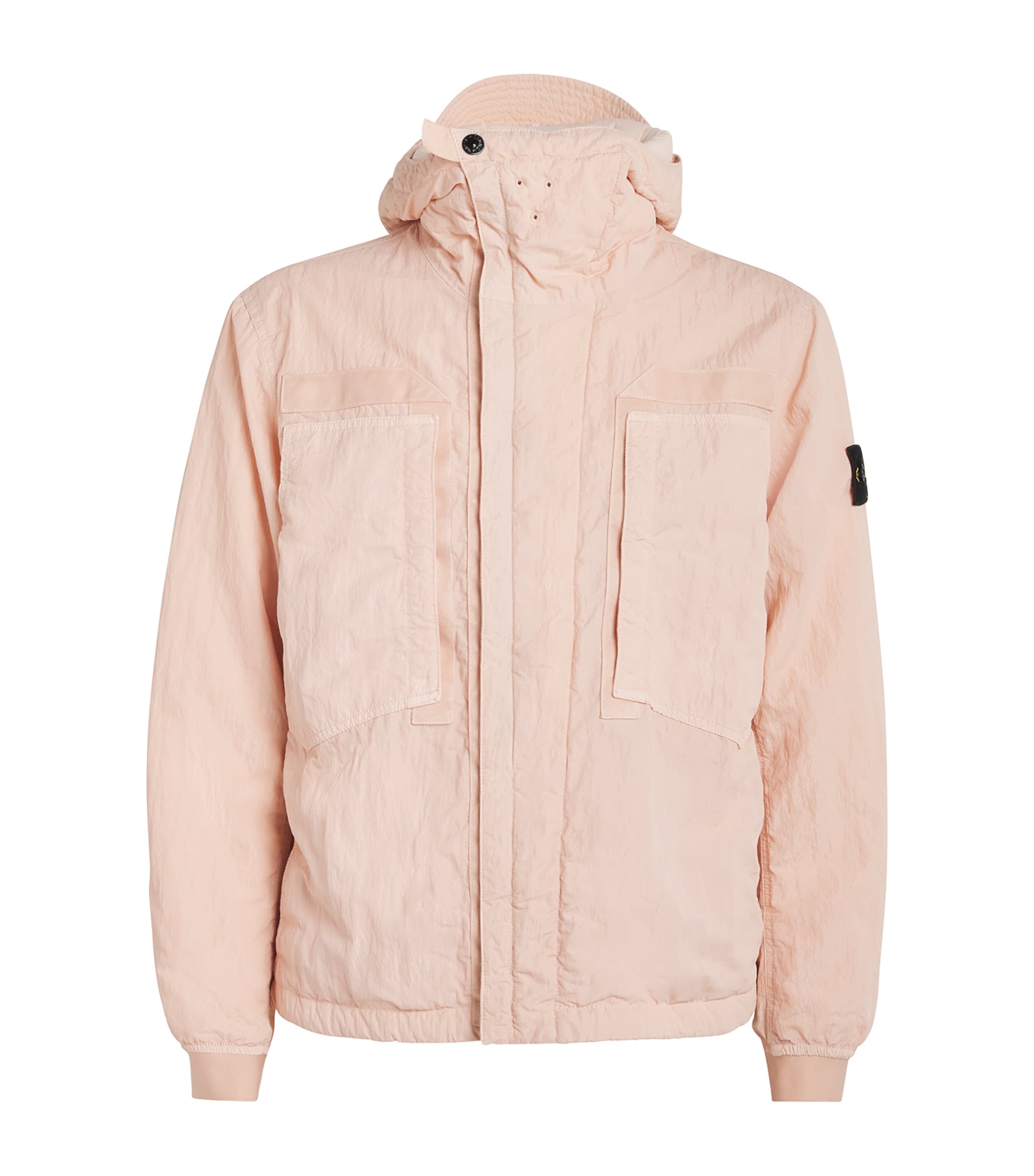 Stone Island Mens Nylon-TC Warp Rib Padded Jacket