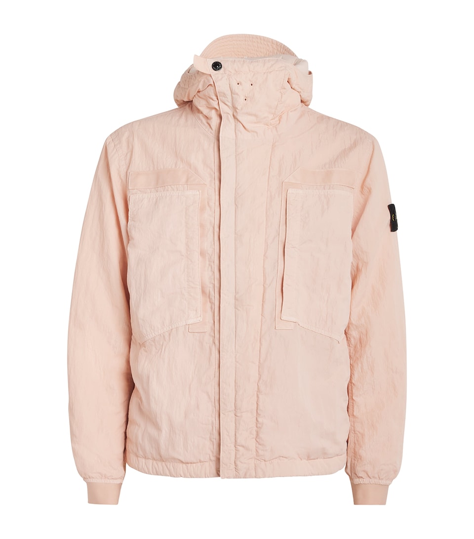 Stone Island Mens Nylon-TC Warp Rib Padded Jacket