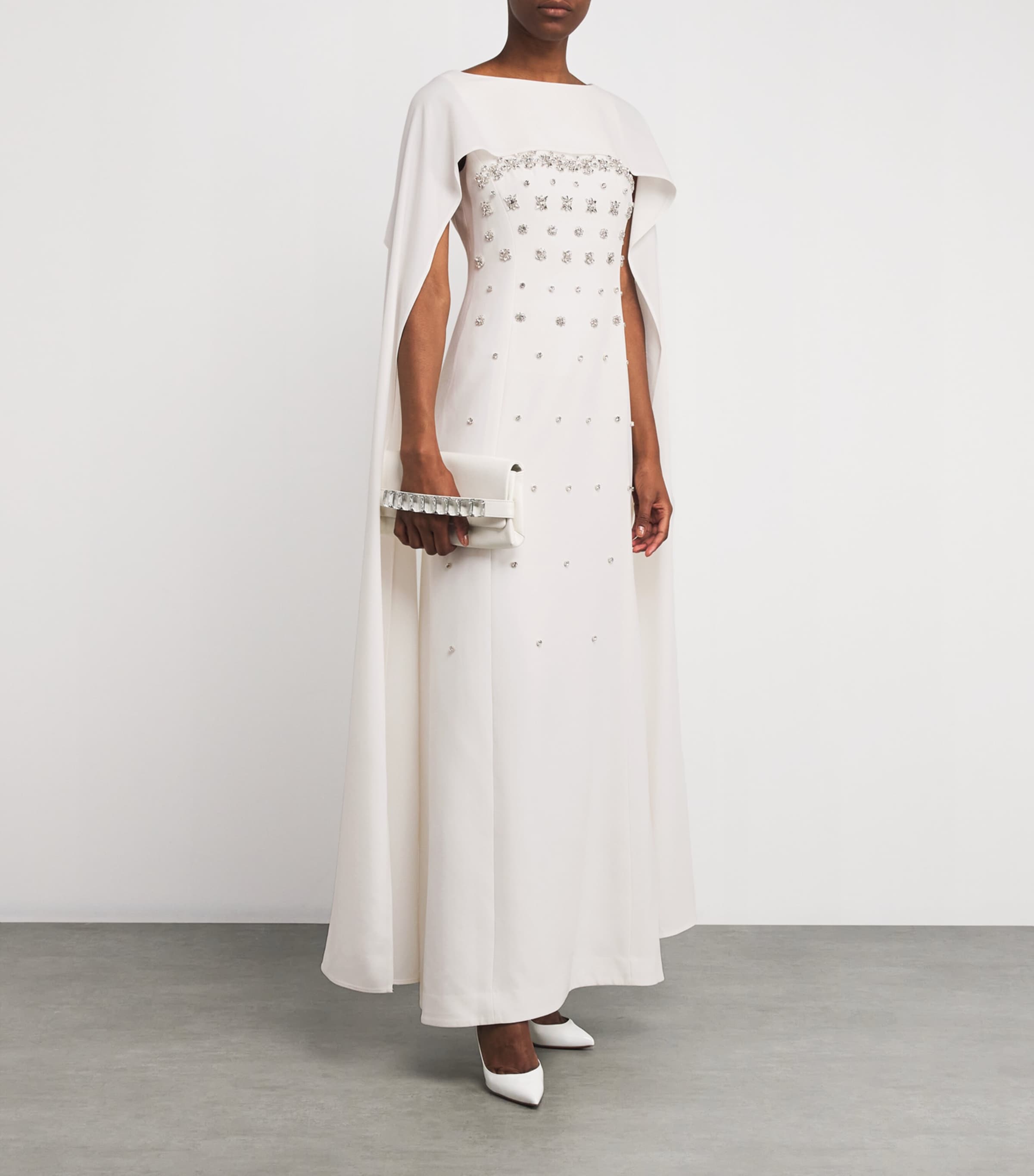 「HUISHAN ZHANG」リサイクルクレープ フェザートリム Womens Huishan Zhang | Harrods US