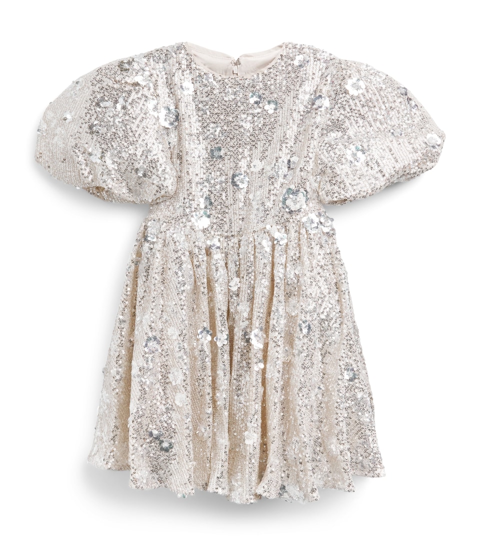 Bardot Junior Sequin-Embellished Isabel Dress (4-14 Years) Silver