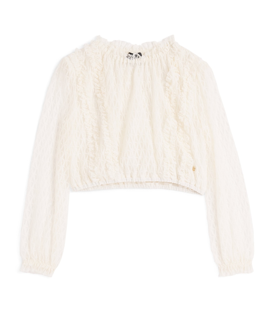 Versace Kids Lace Blouse (6-14 Years) Ivory