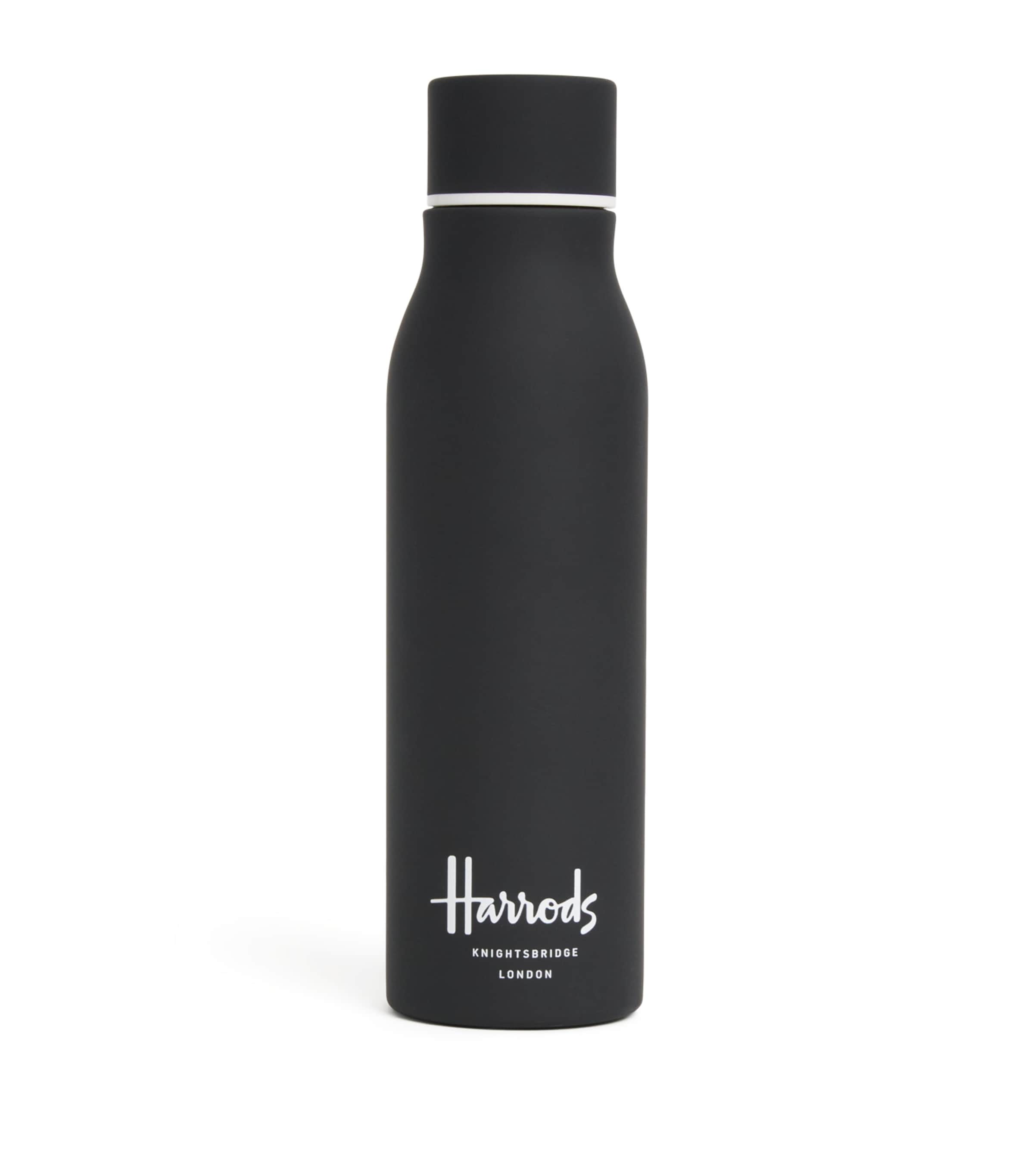 Harrods Logo Water Bottle Black
