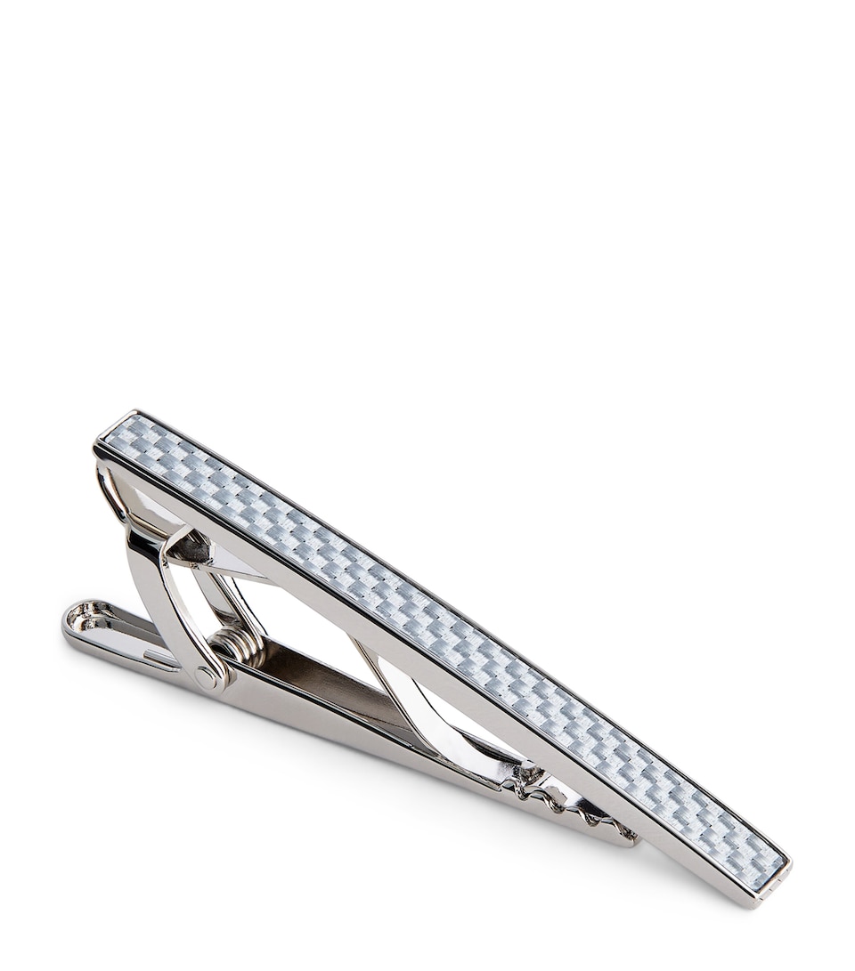 Tateossian D-Shape Tie Clip Silver