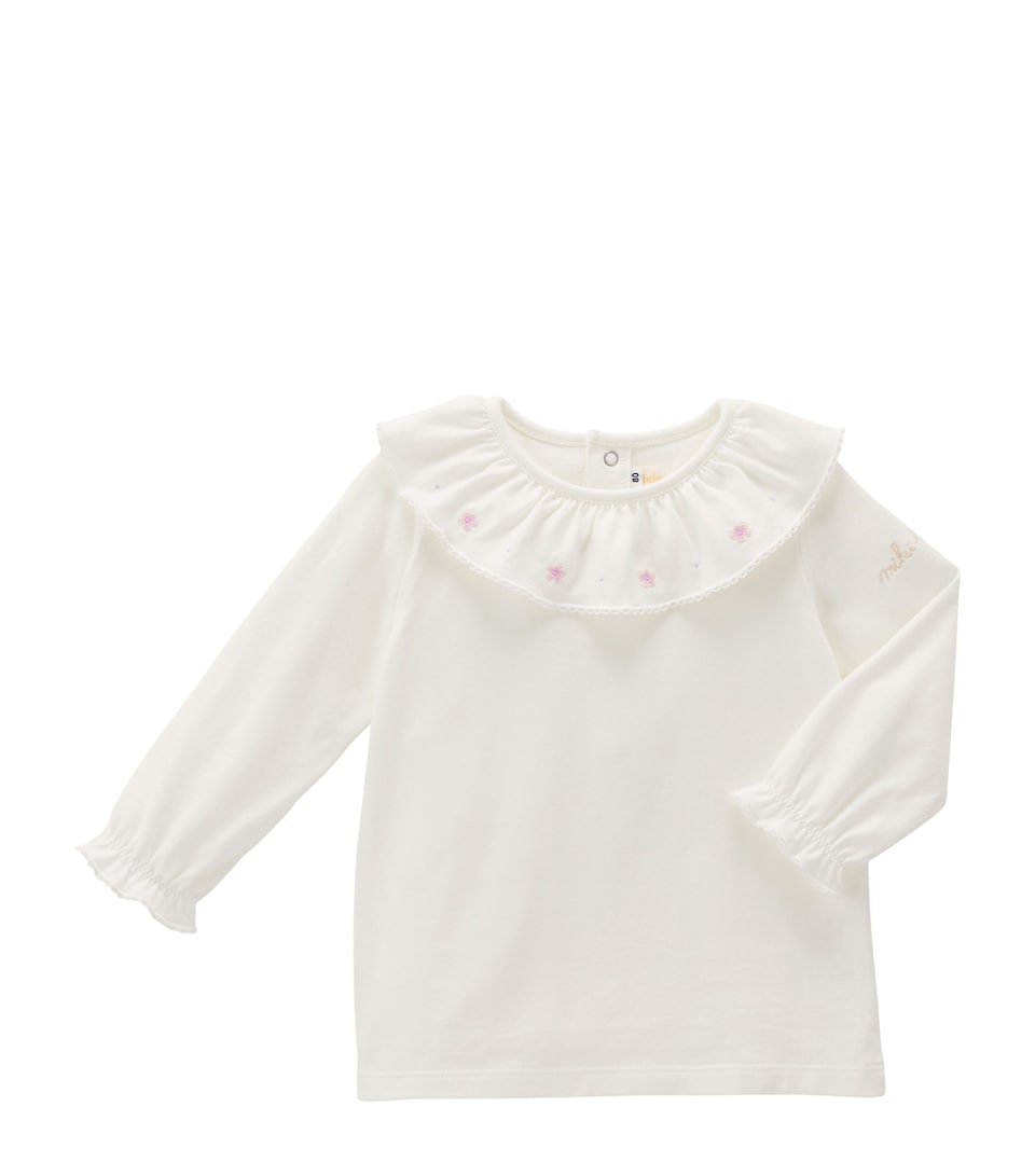 Miki House Cotton Ruffled Blouse (2-7 Years)