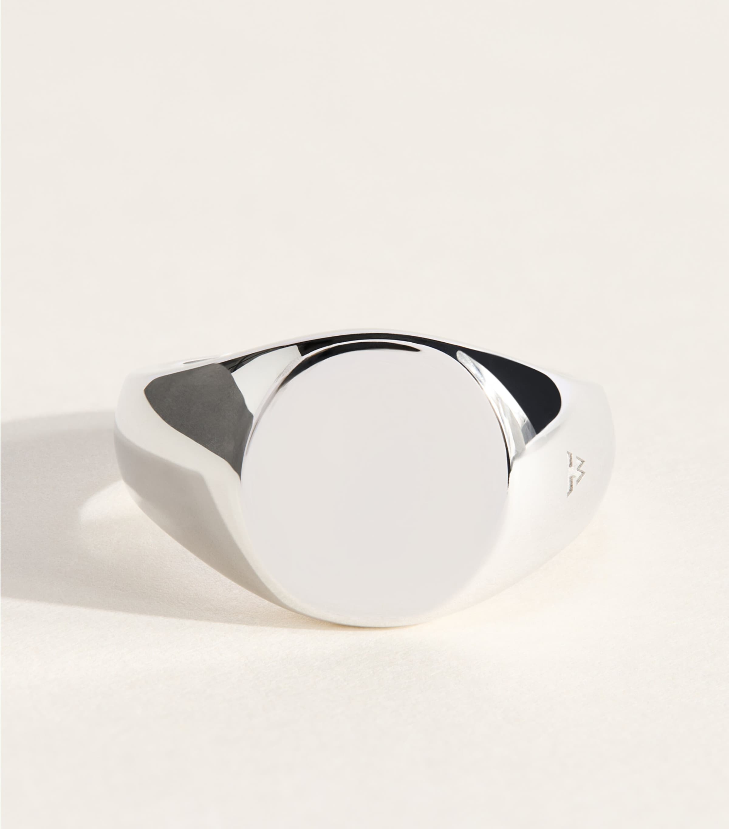 Tom Wood Sterling Silver Kim Signet Ring