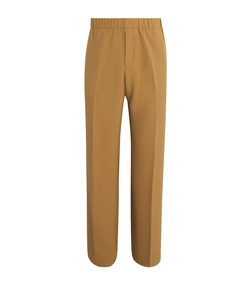 Jersey Wide-Leg Trousers