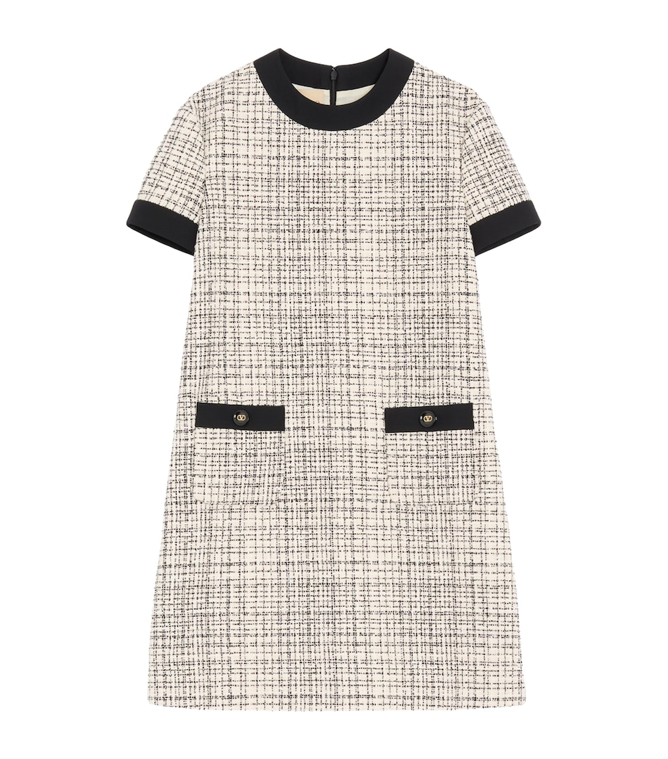 Valentino Womens Tweed Mini Dress