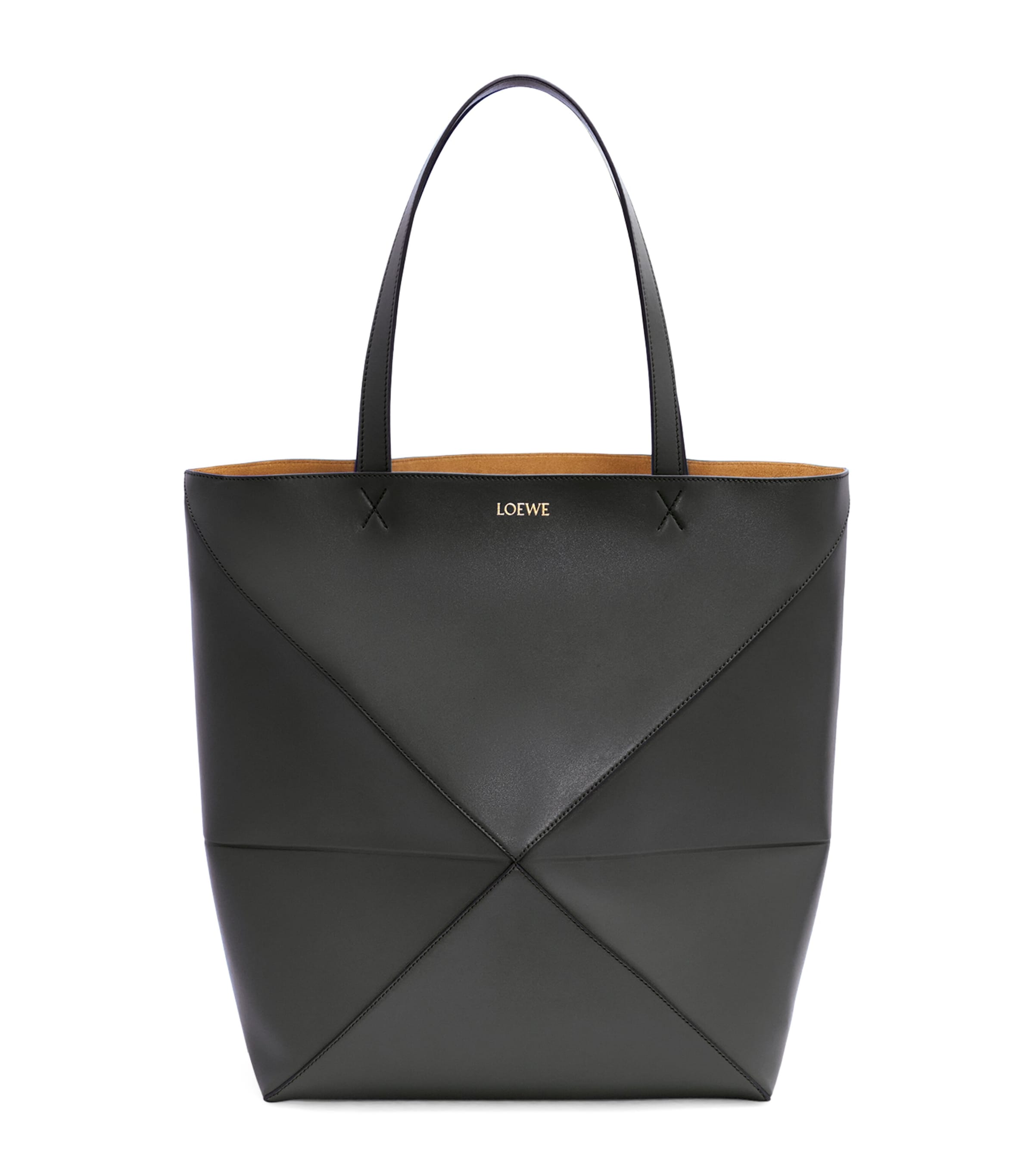 LOEWE Mini Leather Puzzle Fold Tote Bag | Harrods HK
