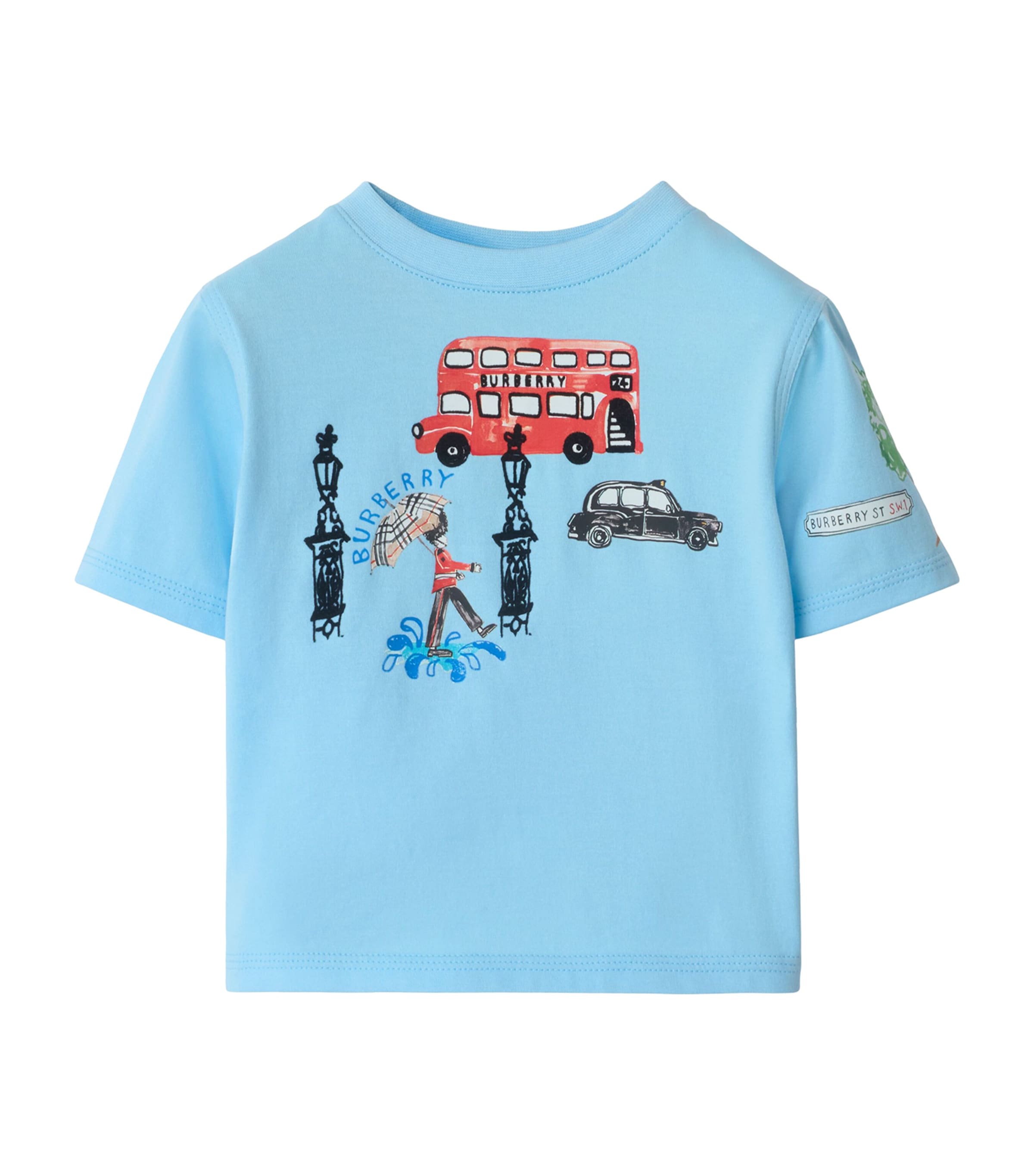 Burberry Kids Blue Cotton London T-Shirt (3-12 Years) | Harrods US