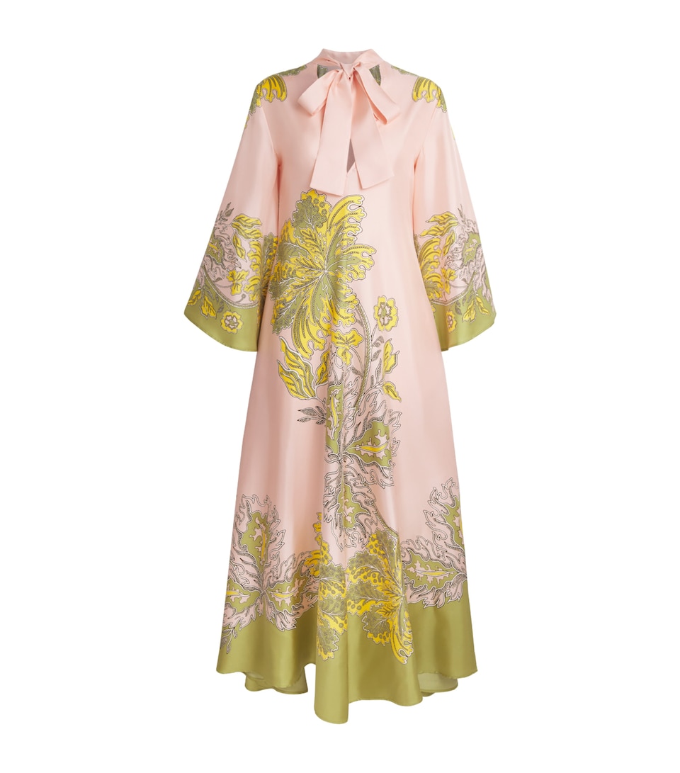 La Doublej Womens Silk Magnifico Maxi Dress Placée
