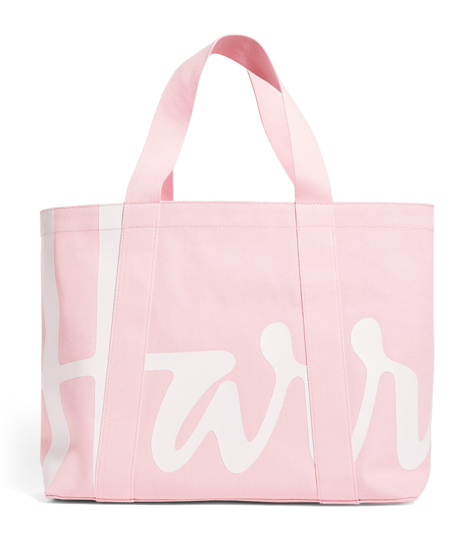 Medium Cotton Logo Tote Bag