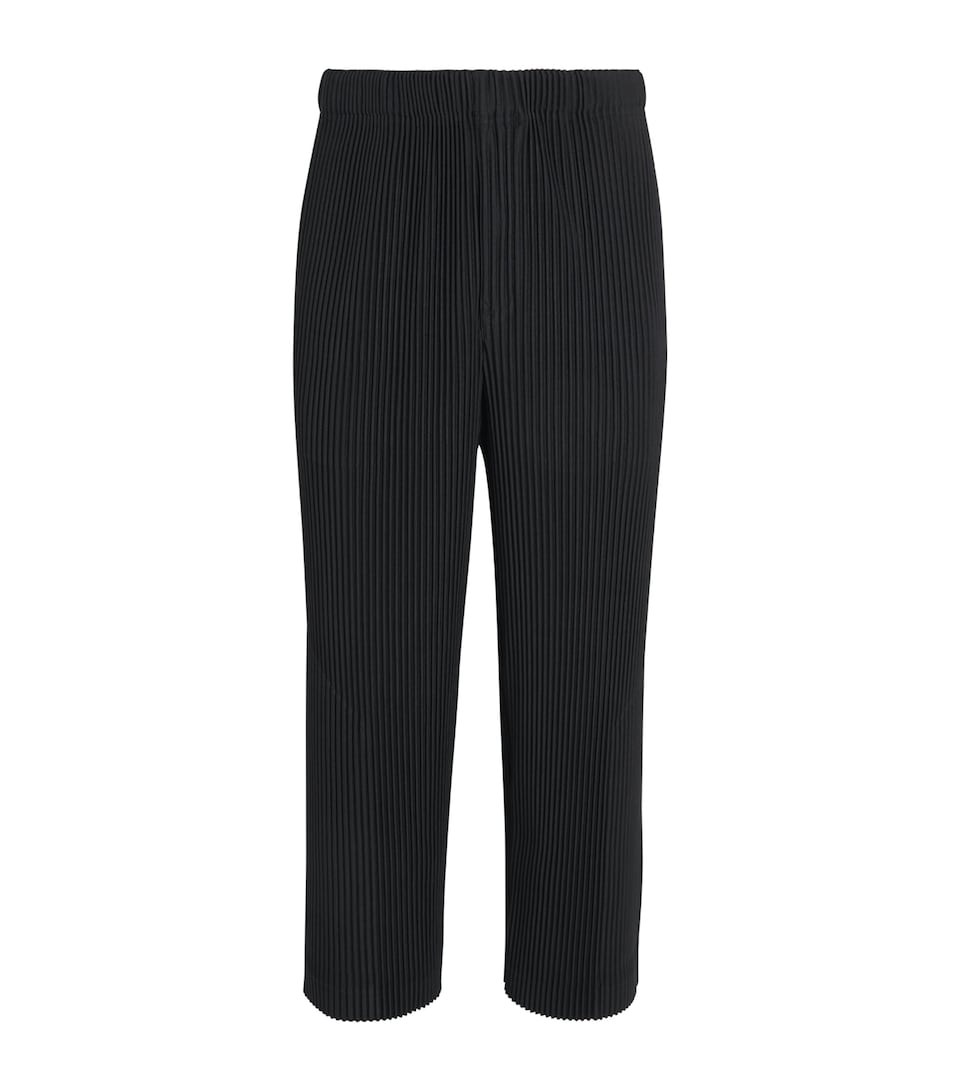 Pleated Straight Trousers