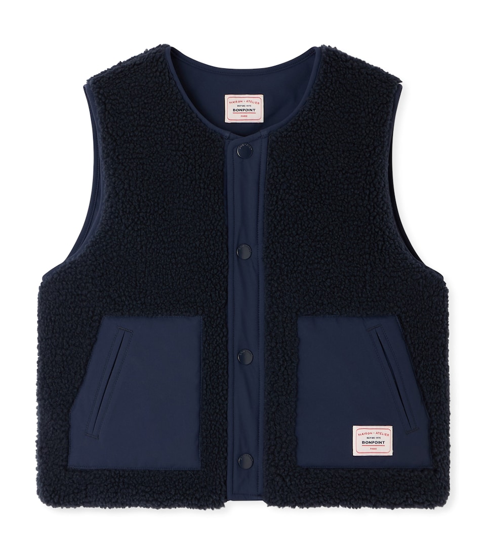 Bonpoint Reversible Gilet (4-8 Years) Marine