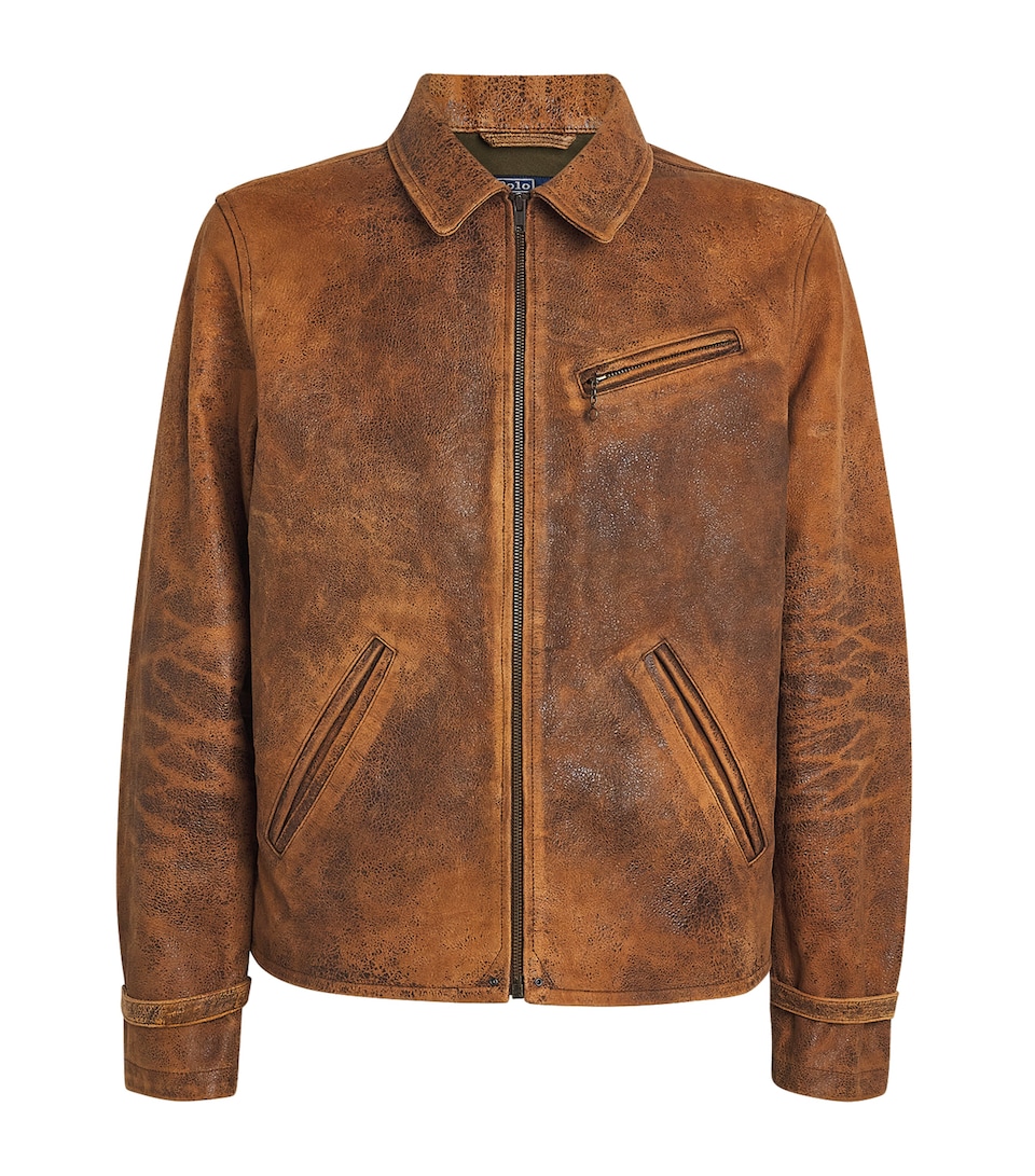 Leather Newsboy Jacket
