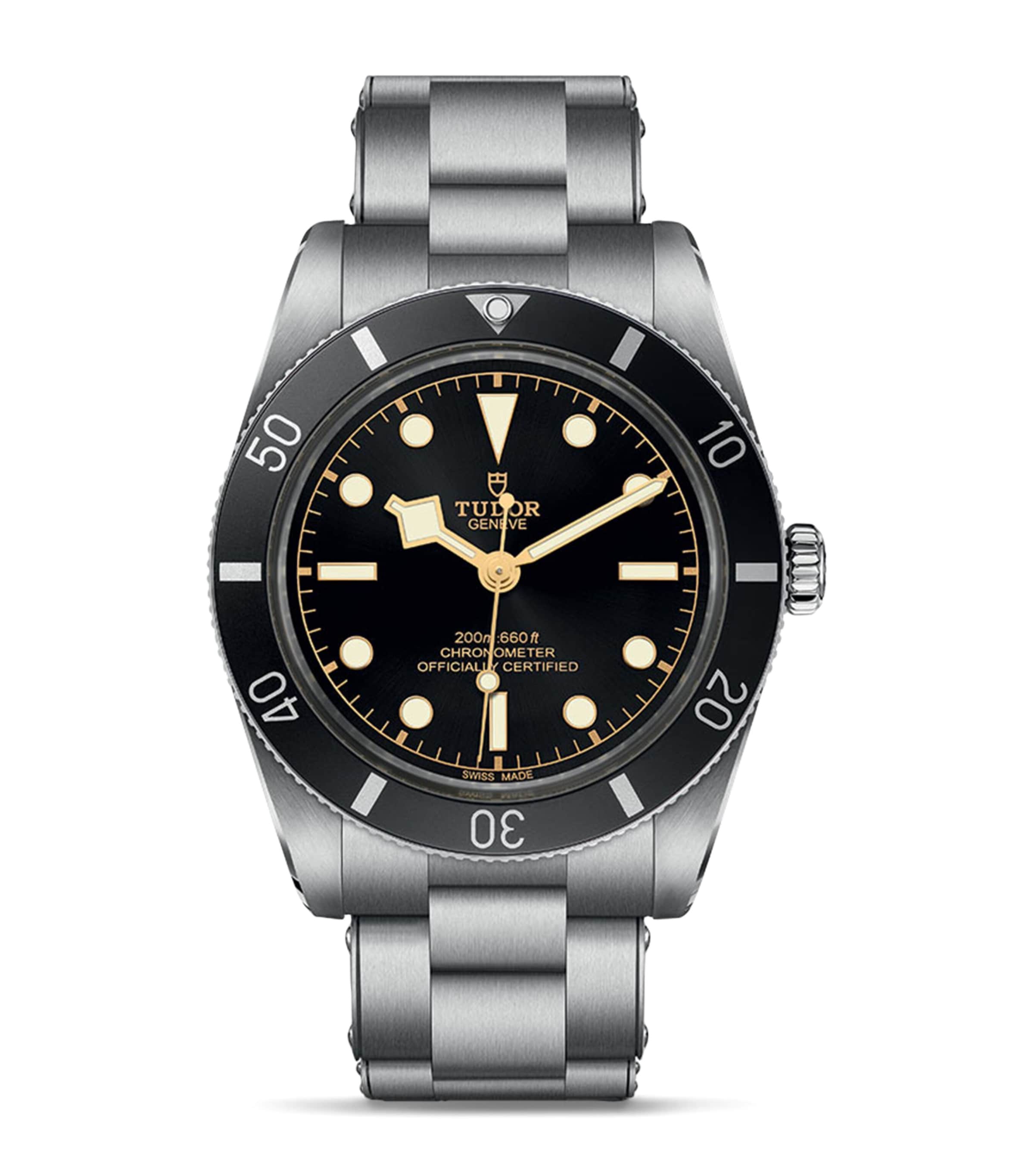 TUDOR Stainless Steel Black Bay Automatic Watch 37mm Black