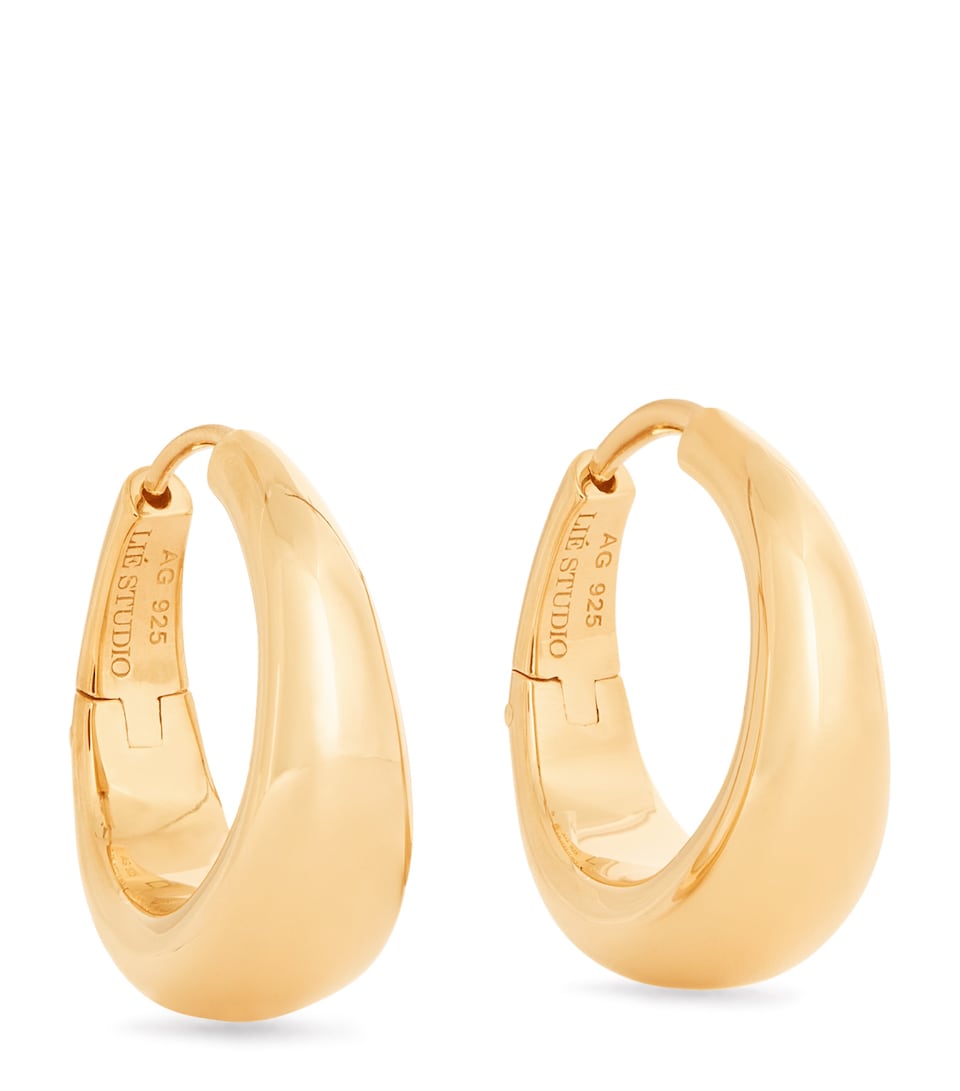 LIÉ STUDIO Gold-Plated The Andrea Hoop Earrings Gold