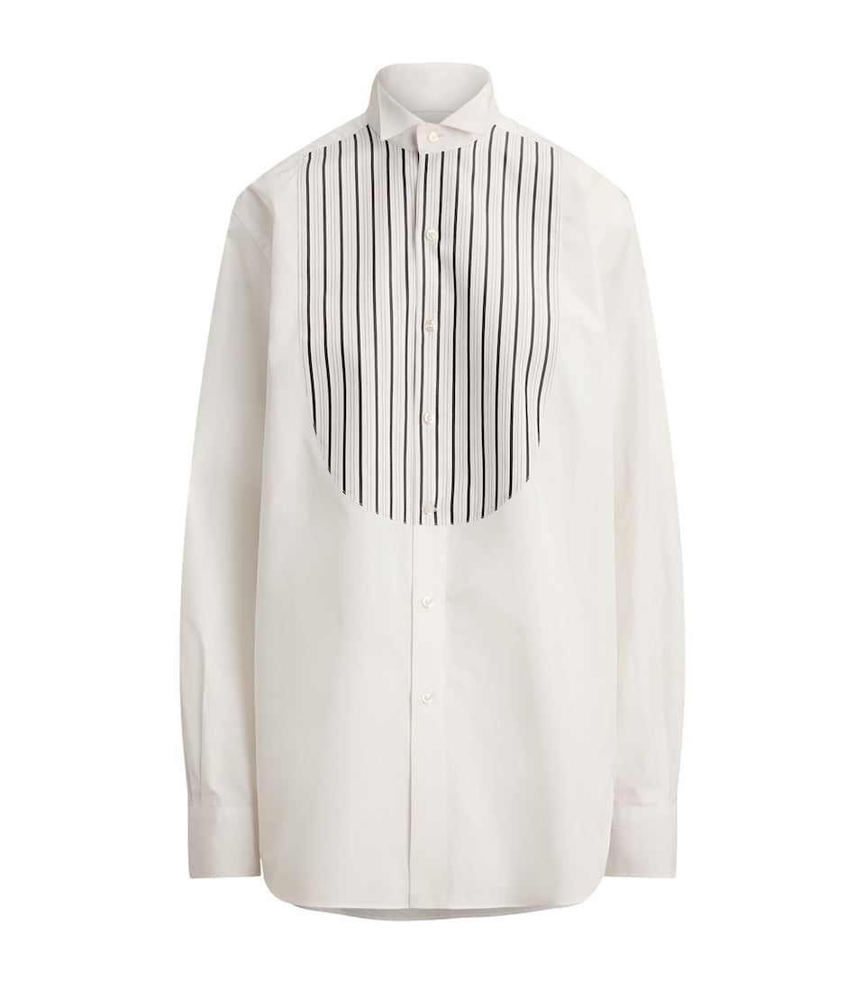 Ralph Lauren Womens Cotton Broadcloth Courtney Shirt White