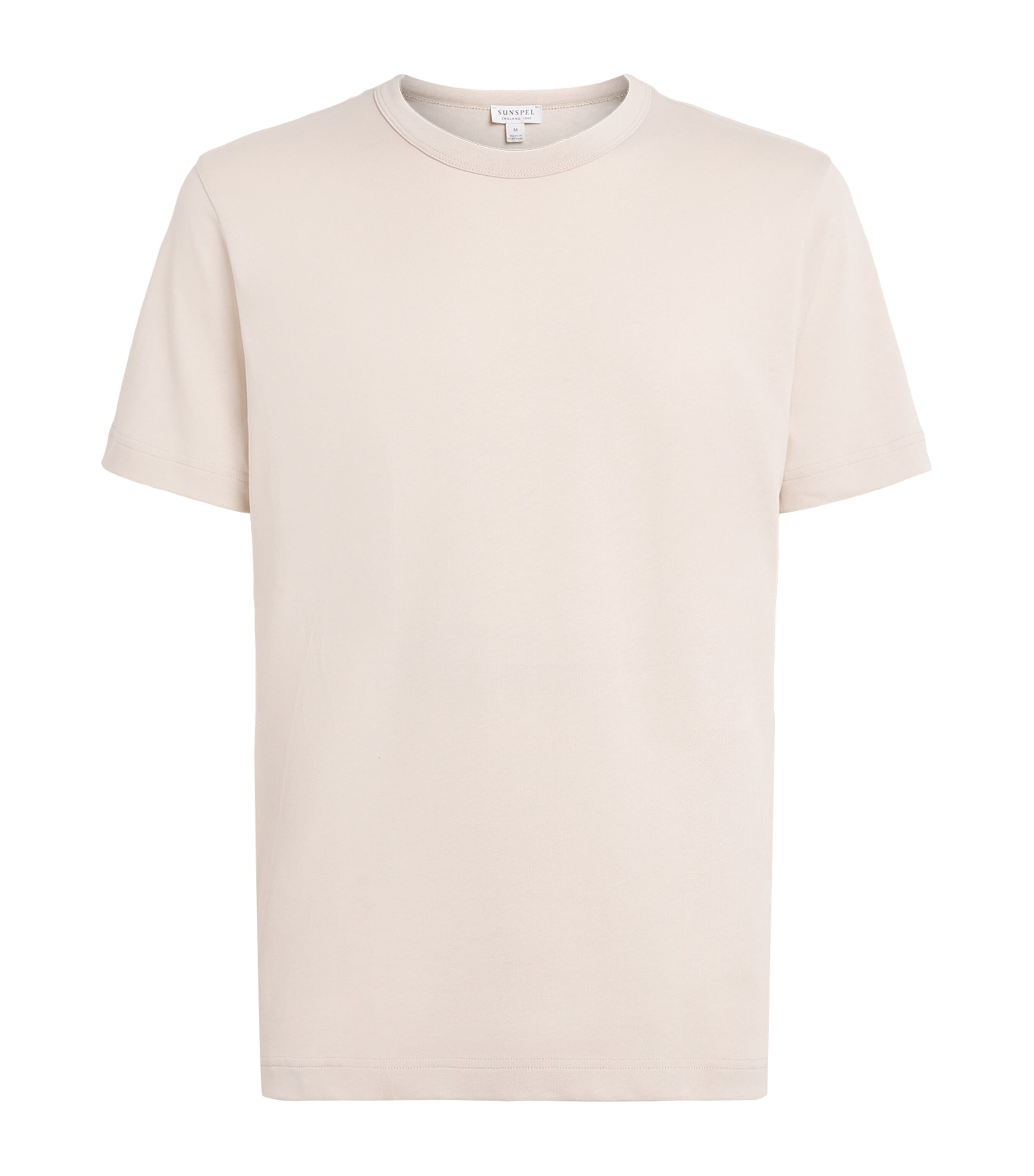 Sunspel Mens Supima Cotton Heavyweight T-Shirt Swansdown