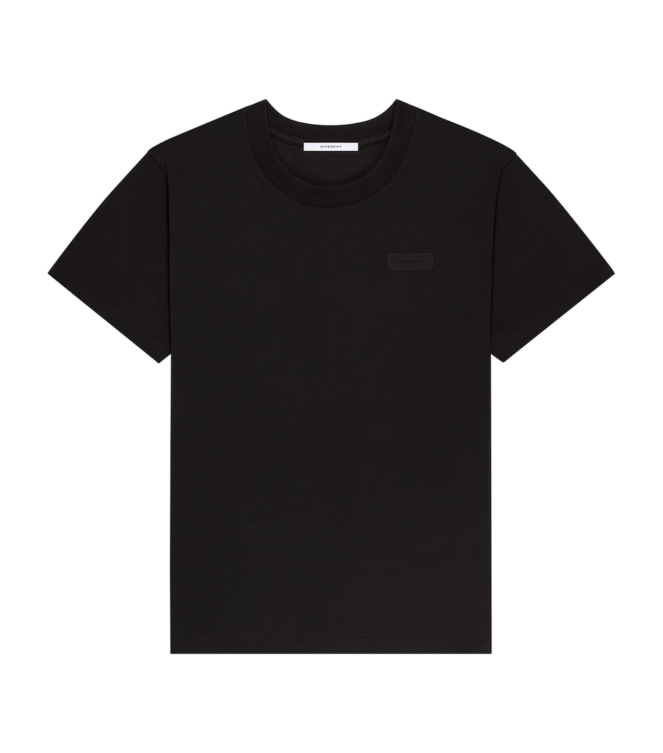 Givenchy Mens Cotton Logo T-Shirt Black