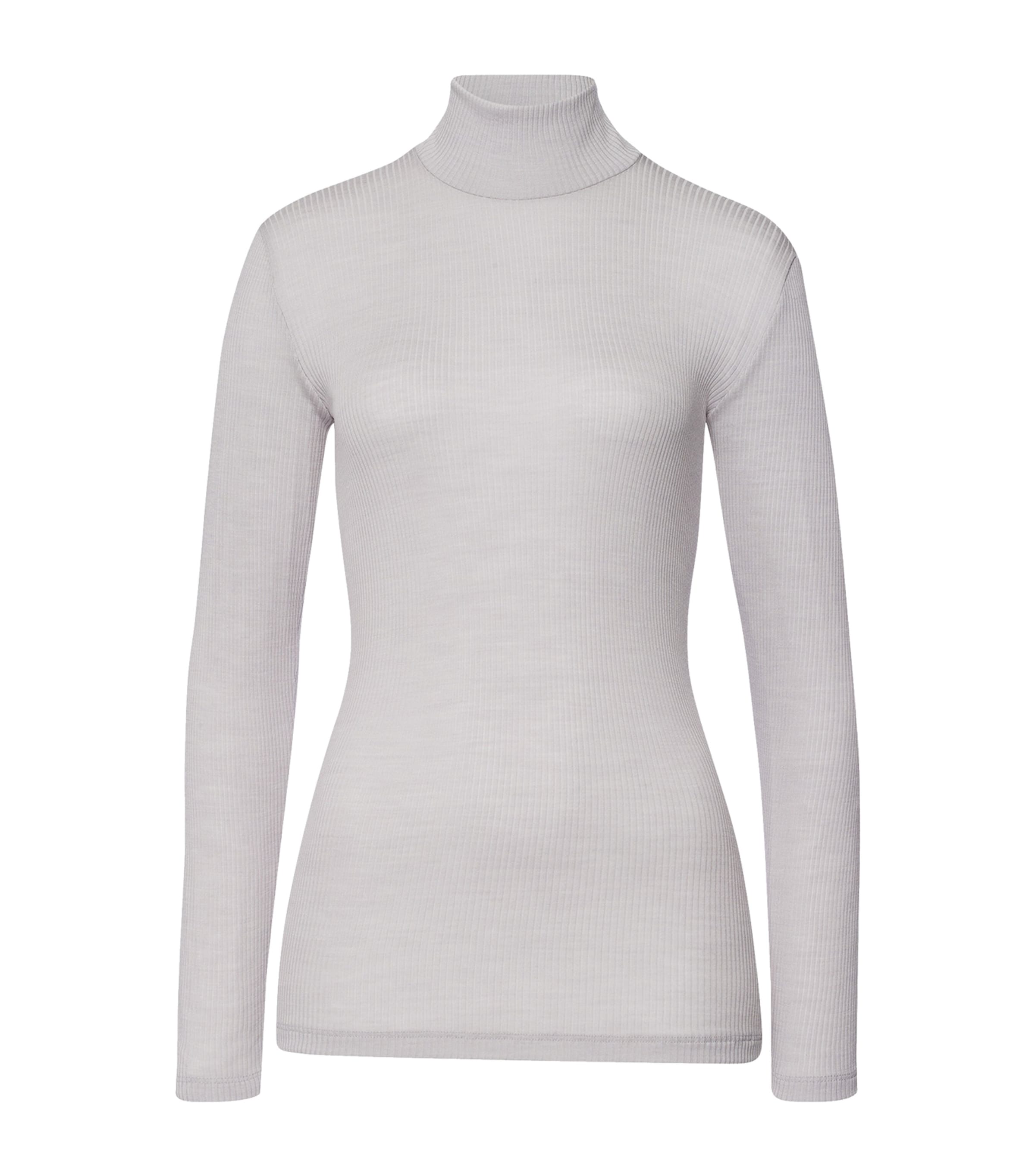 Wool-Silk Celeste T-Shirt