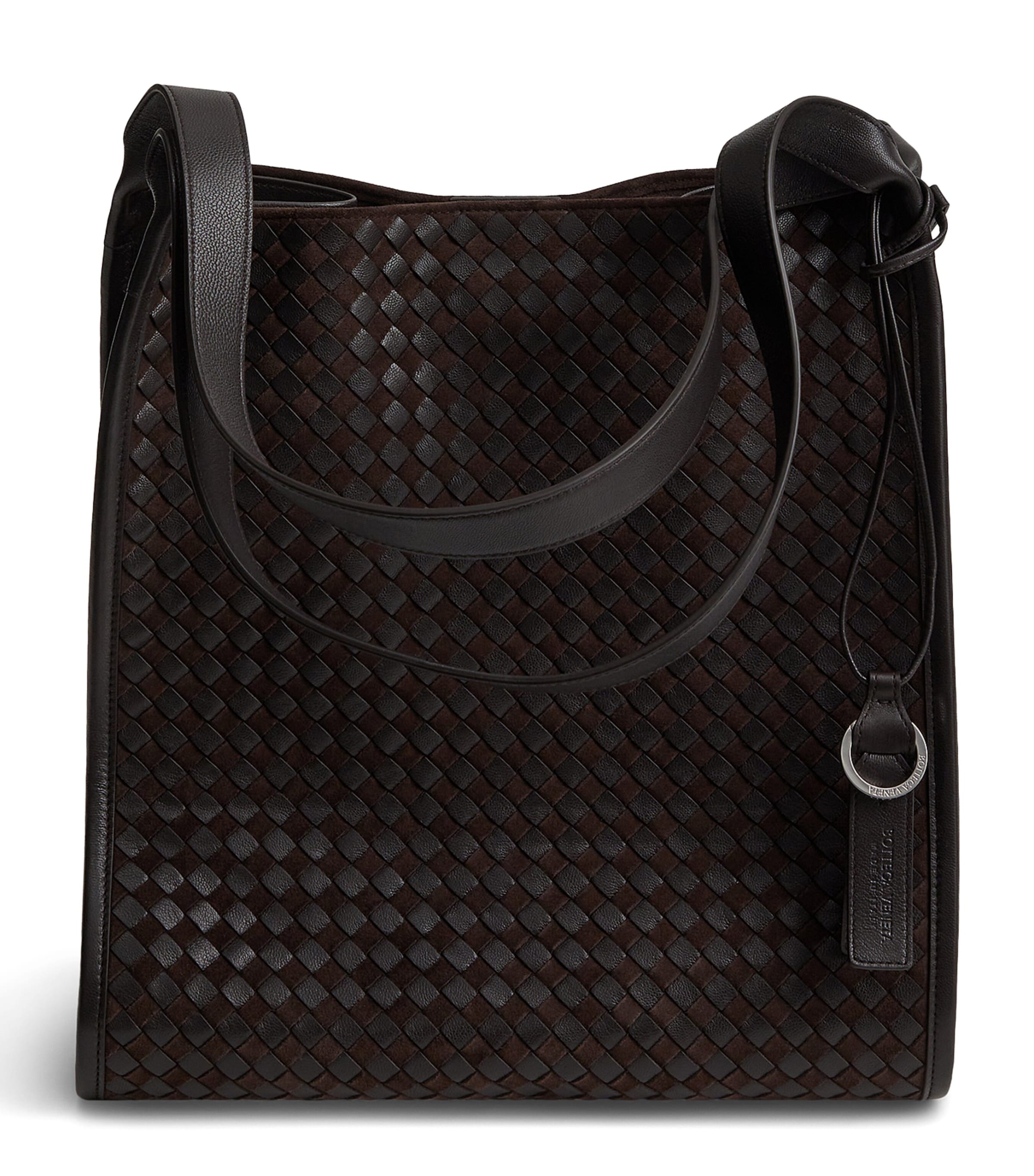 Bottega Veneta Leather Corriere Tote Bag