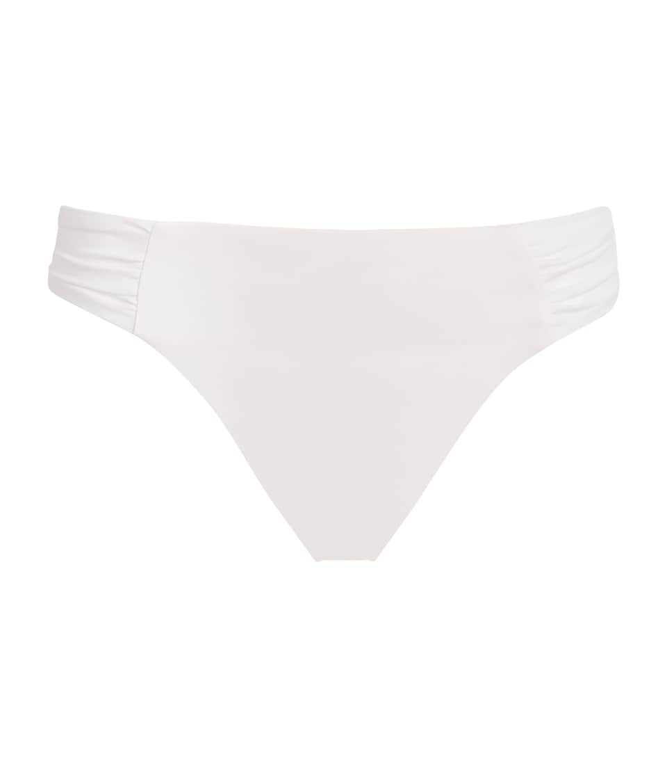 AWAY THAT DAY Womens Cannes Bikini Bottoms Bridal White
