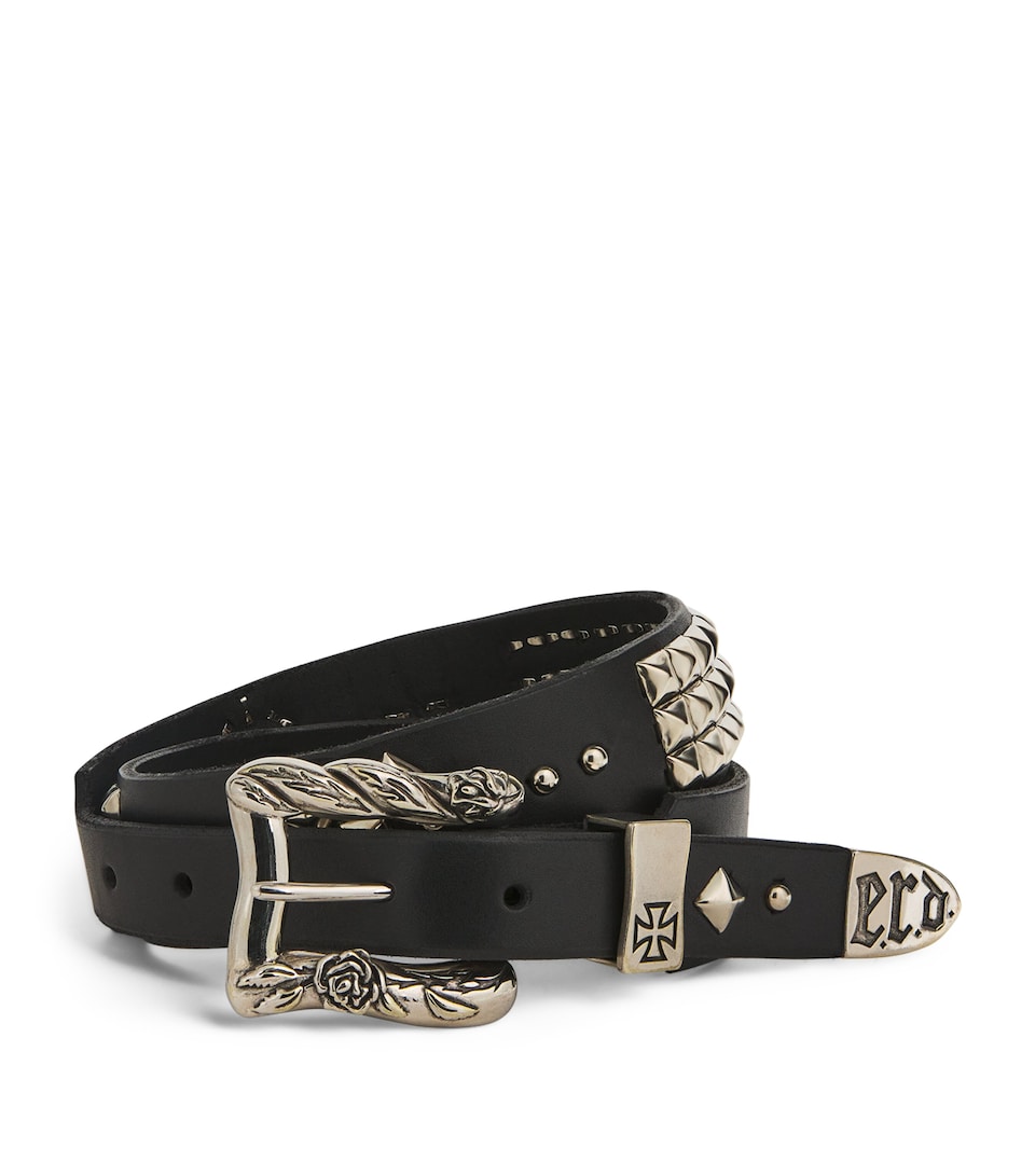 Leather Texas Serenade Ceinture Cloutee Belt