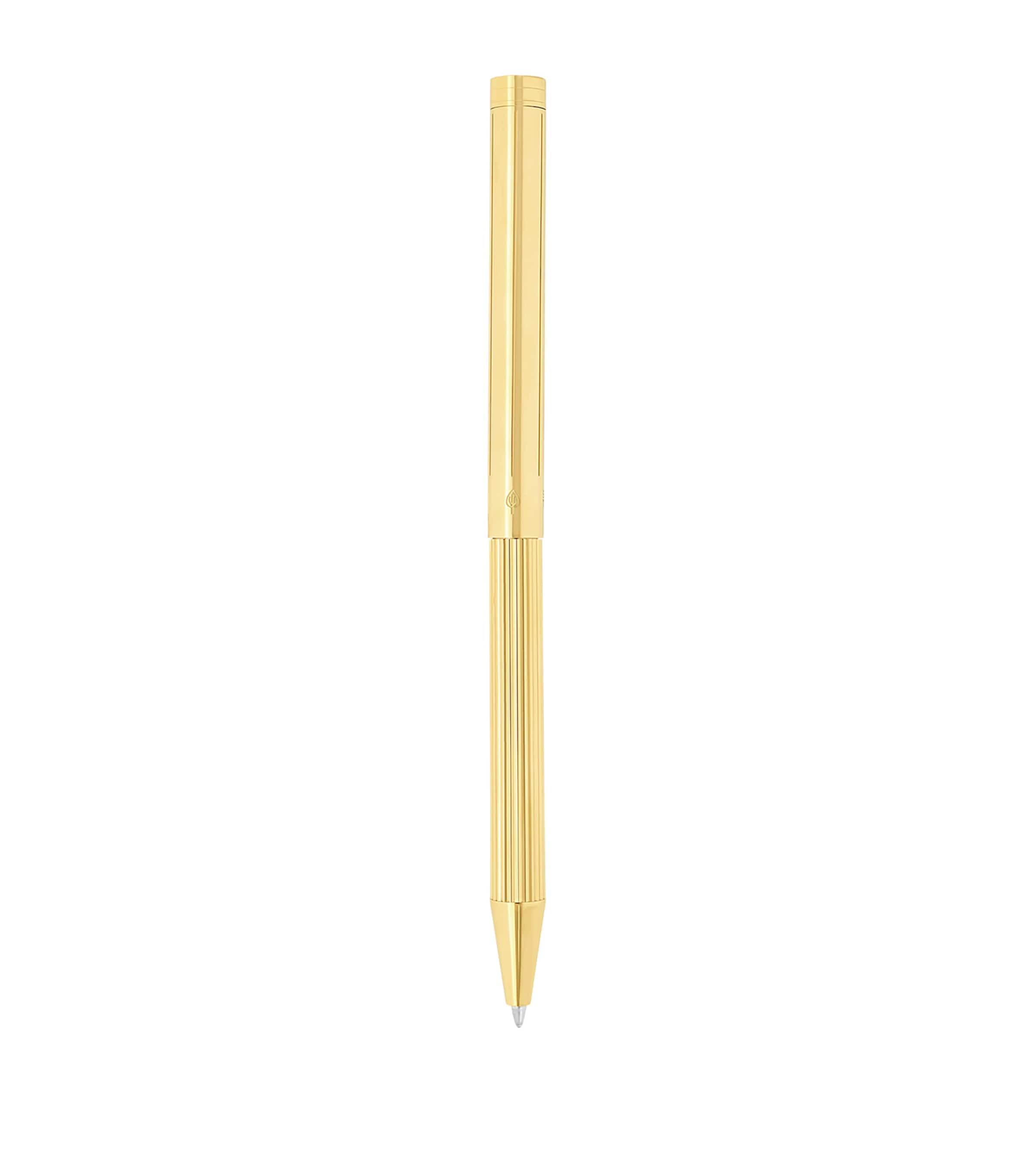 S.T. Dupont Palladium and Yellow Gold-Trim Classique Ballpoint Pen Gold