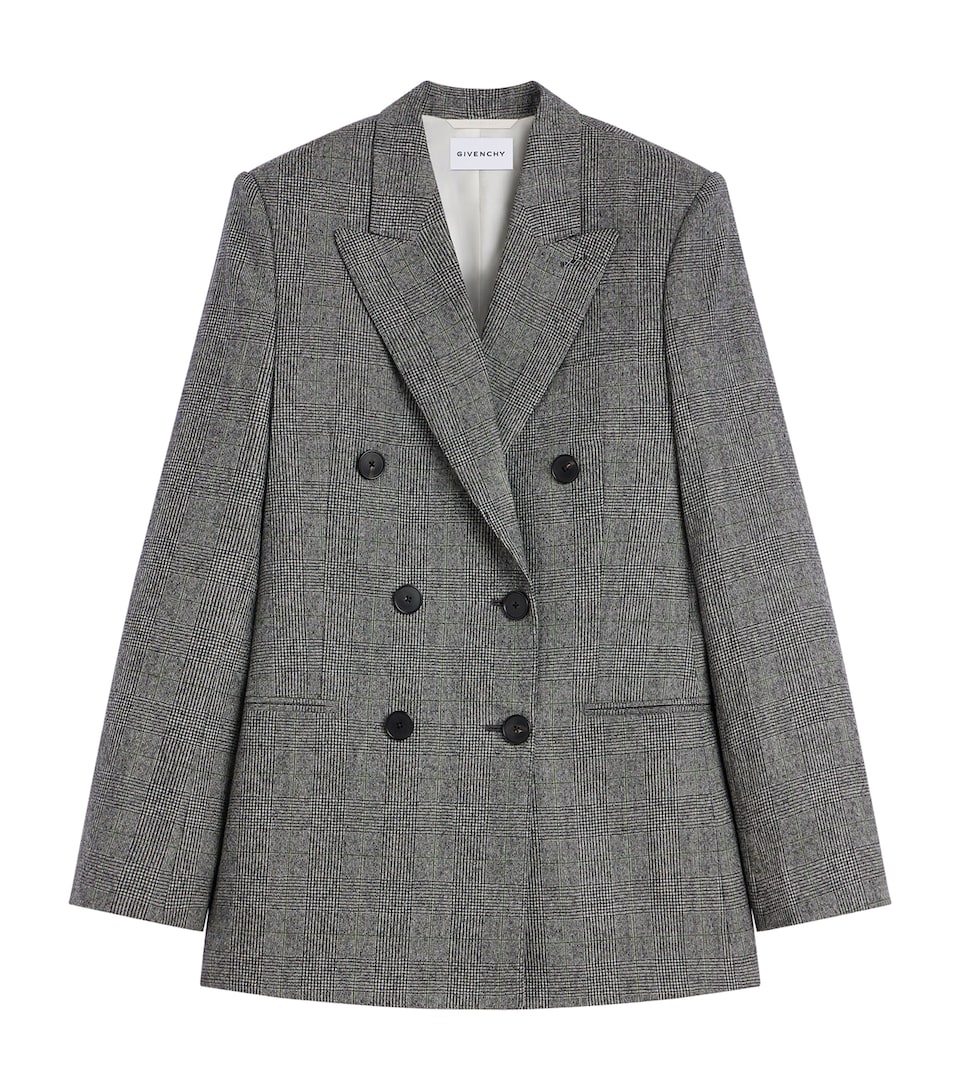 Givenchy Womens Wool Double-Breasted Blazer