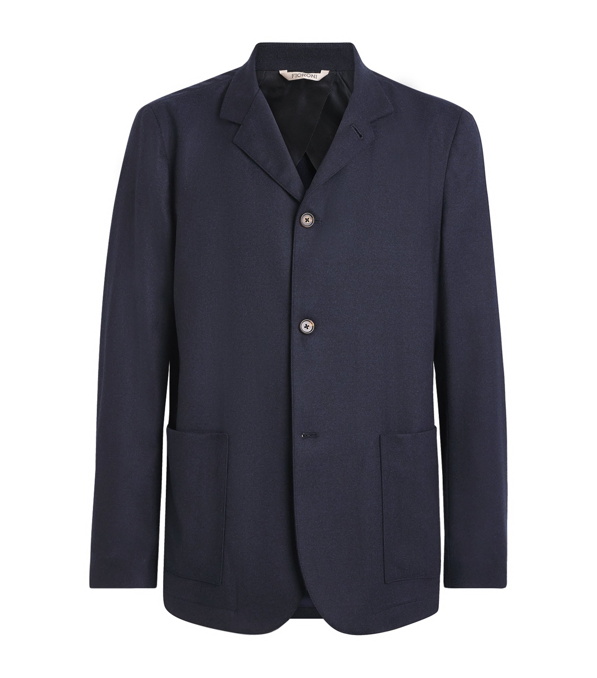Fioroni Cashmere Mens Virgin Wool Unstructured Blazer
